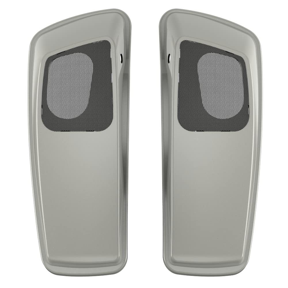 Premium 6X9 Saddlebag Speaker Lids for 2014+ Harley Davidson Touring Bikes - Color Matched Replacement Covers - Perfect for Road Trips & Custom Audio Upgrades