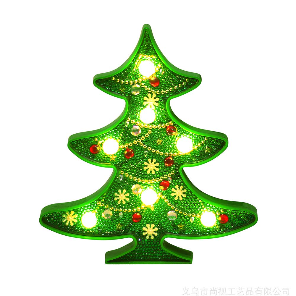 Takefuns LED Christmas Night Lights - Xmas DIY Decorative Lanterns for Bedroom, Home & Holiday Decor (2 Types & 2 Sizes) - Perfect for Christmas Tree, Mantel, Tabletop & Window Displays