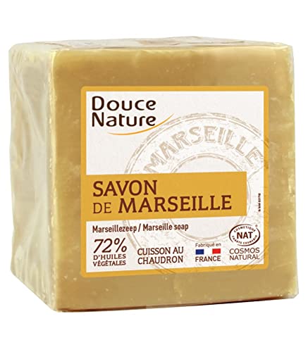 Natural Marseille White Soap 300g - Handmade French Olive Oil Soap for Skin & Body Care | Perfect for Sensitive Skin, Eco-Friendly Bath & Luxury Gift
