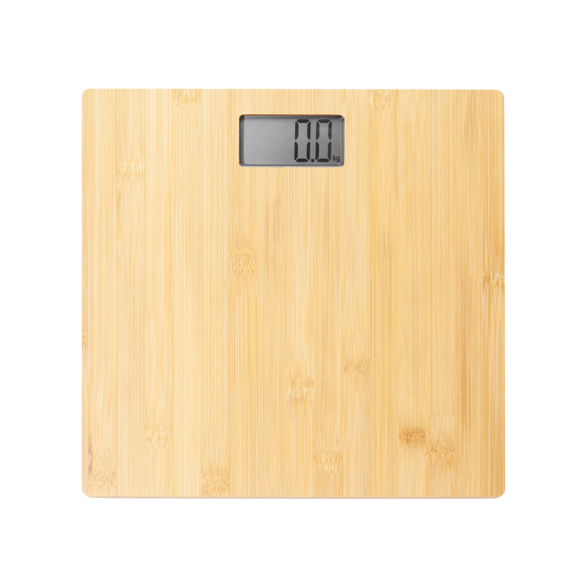 Smart Digital Bathroom Scale - Accurate Body Weight Measurement with Auto Step-On Technology, Ultra Slim Bamboo Platform - Perfect for Home Gym, Fitness Tracking & Health Monitoring