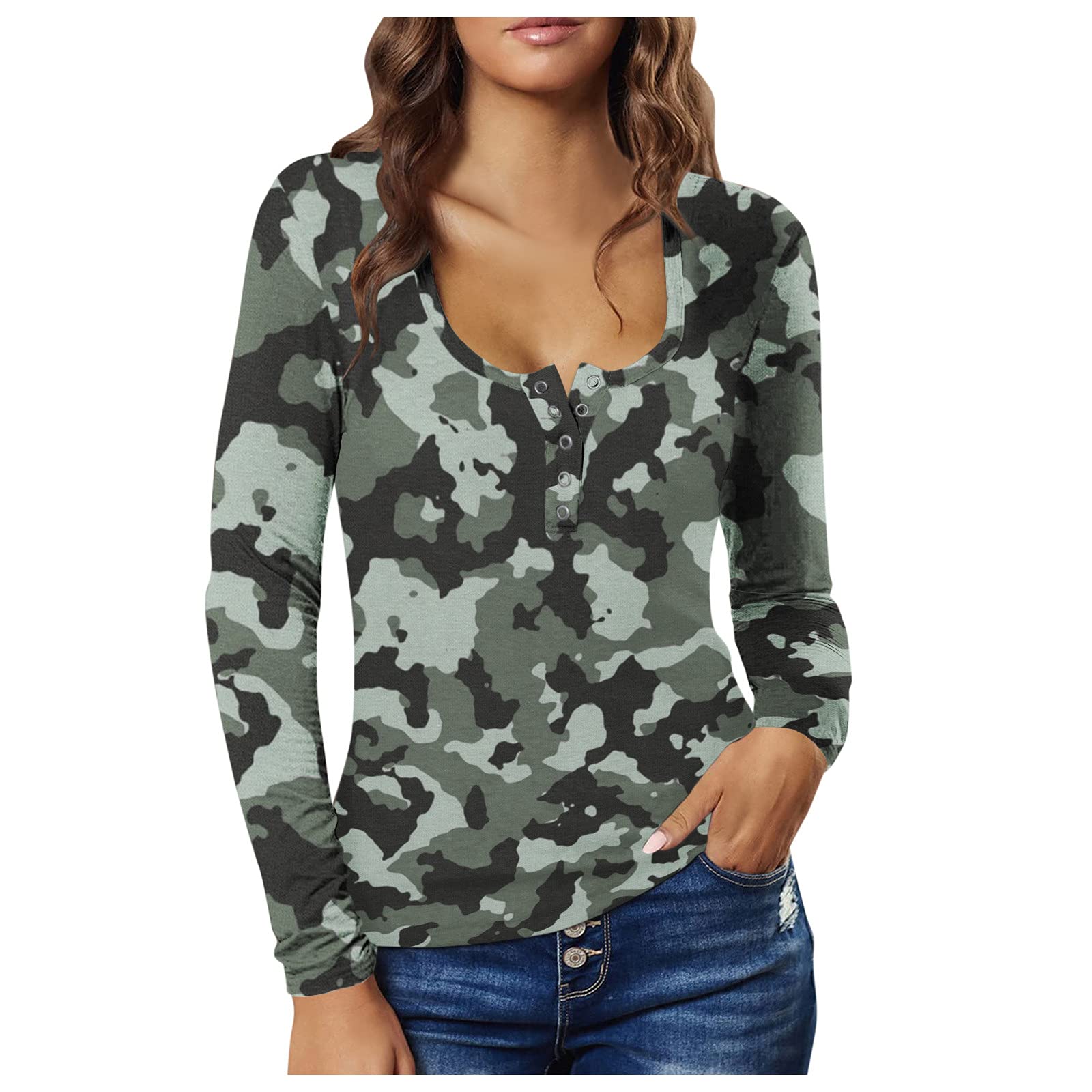 Women's Long Sleeve Color Block Crewneck Sweater - Loose Fit Tunic Top for Casual Wear | Perfect for Fall Outfits, Layering & Everyday Comfort