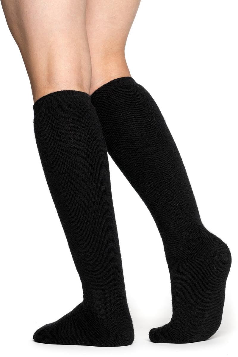 400 Pairs Knee High Black Stockings for Women (Size 36-39) - Perfect for Office, Cosplay & Everyday Wear