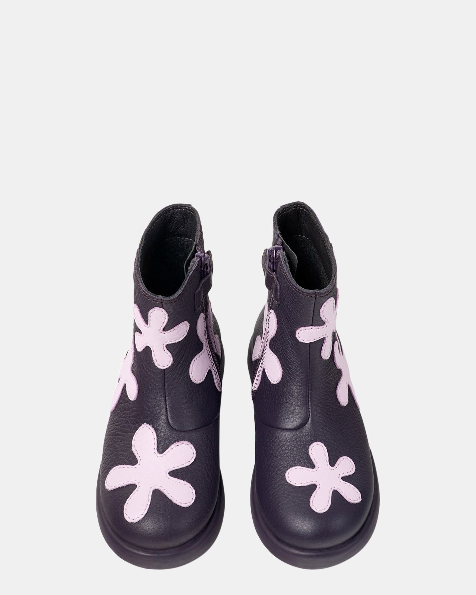 **Twins Flower Garden Boots for Youth - Purple & Lilac - Perfect for Outdoor Adventures & Gardening**