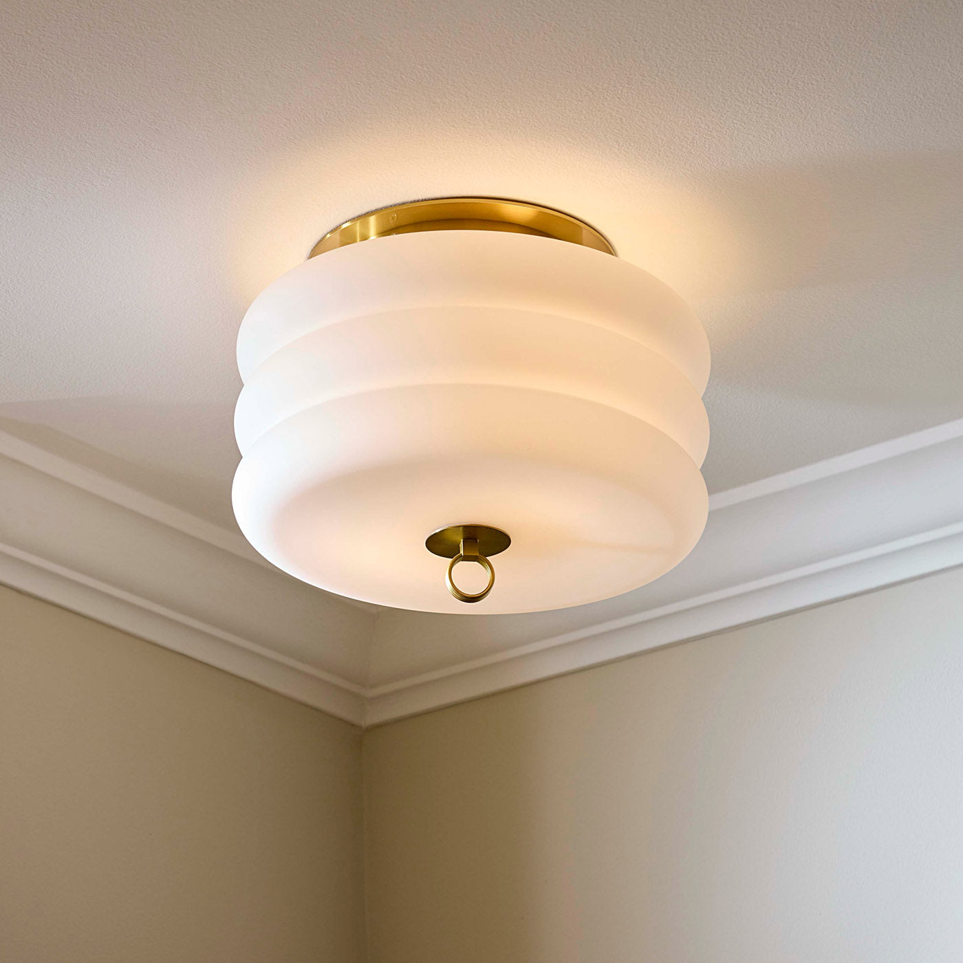 Alphavville Modern Flush Mount Ceiling Light Fixture - Sleek LED Lighting for Bedroom, Living Room & Hallway