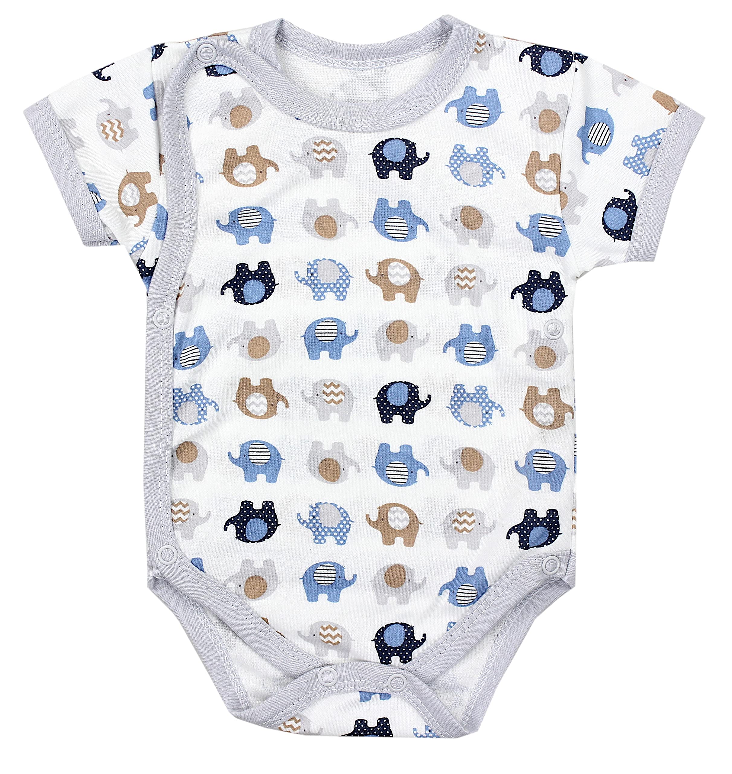 TupTam Baby Bodysuit 5-Pack – 100% Cotton Newborn Onesies with Snap Closure – OEKO-TEX Certified for Safe & Soft Baby Clothes – Perfect for Daily Wear, Sleepwear, and Gifting