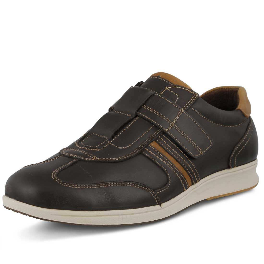 Spring Step Men's Draco Slip-On Loafers - Comfortable Casual Shoes for Walking, Work & Travel | Lightweight Breathable Slip Resistant Design