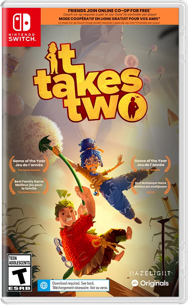 It Takes Two - Co-op Adventure Game for Nintendo Switch | Perfect for Couples & Friends to Play Together