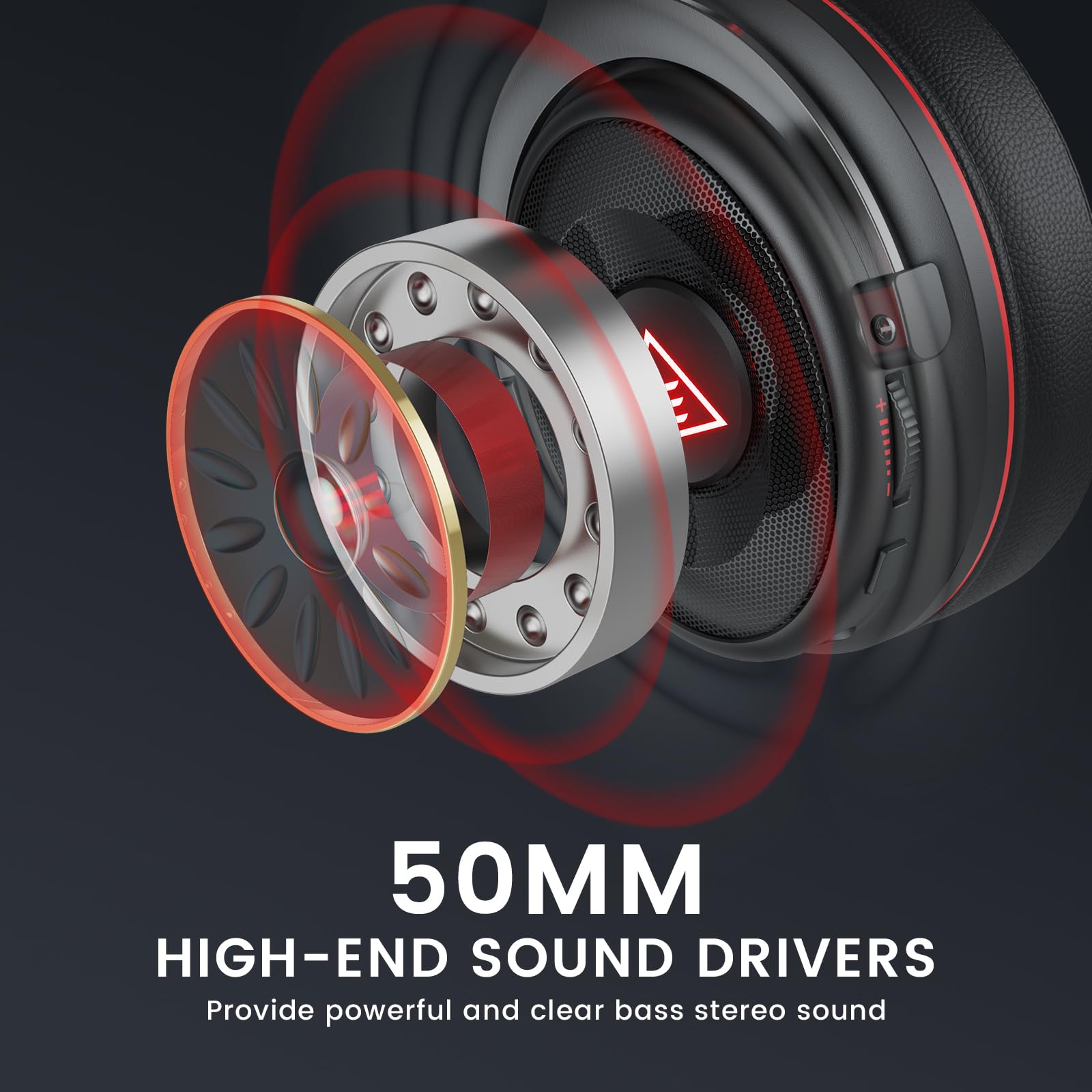 EKSA E900 Pro USB Gaming Headset with Detachable Noise Cancelling Mic - 7.1 Surround Sound, 50MM Drivers for PC, PS4, PS5, Xbox One, Laptop - Perfect for Gaming, Streaming, Online Meetings & Office Work