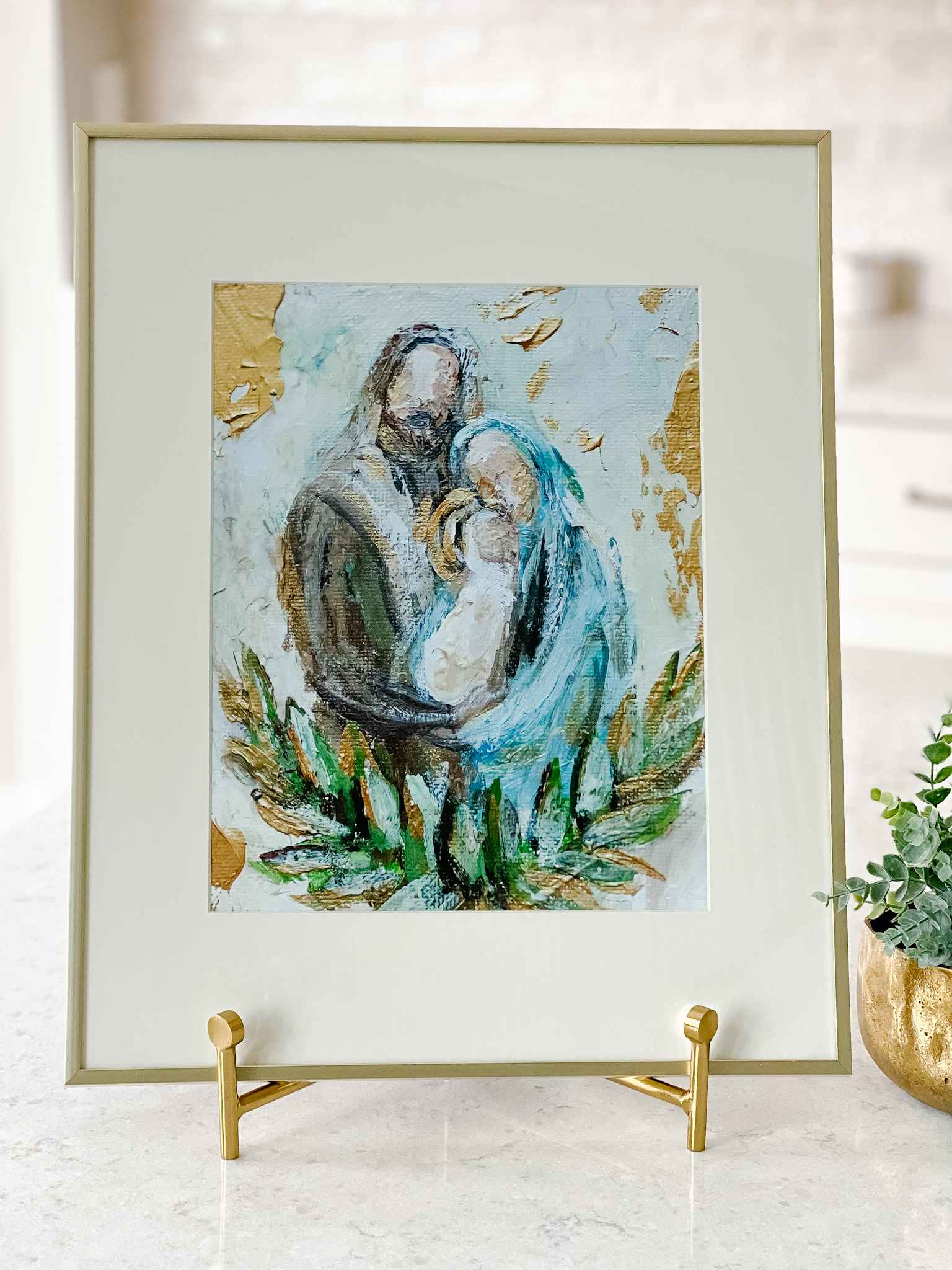 Holy Family Print - Religious Wall Art for Home Decor - Perfect for Living Room, Bedroom & Church