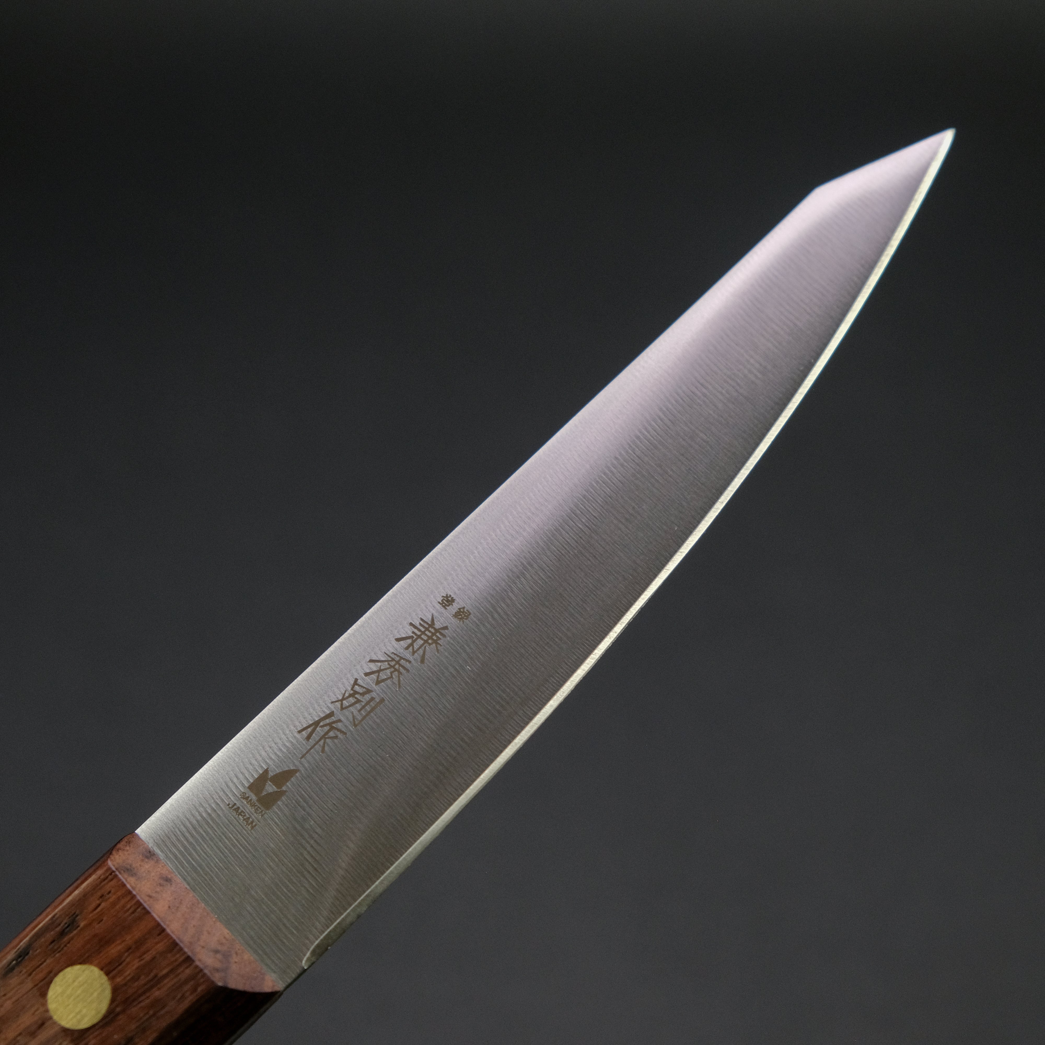 Premium Kanehide Bessaku Honesuki Maru 150mm Japanese Boning Knife with Rosewood Handle - Perfect for Poultry, Meat, and Sushi Preparation