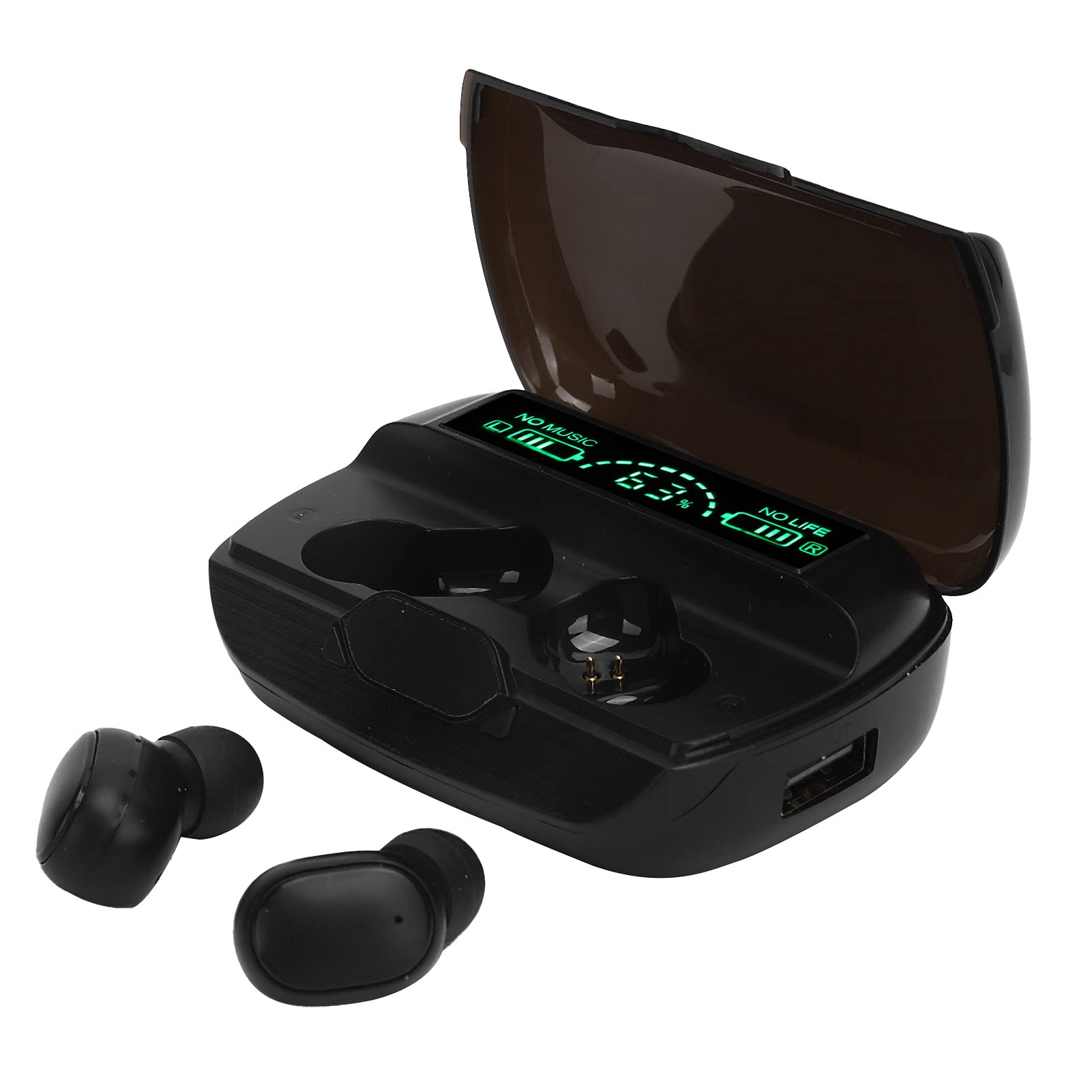 Shanbor Wireless Headphones with 10m Range - Ergonomic ABS Design, Low 1% Distortion for Gaming & Music | Perfect for PC, Mobile & Home Theater Use