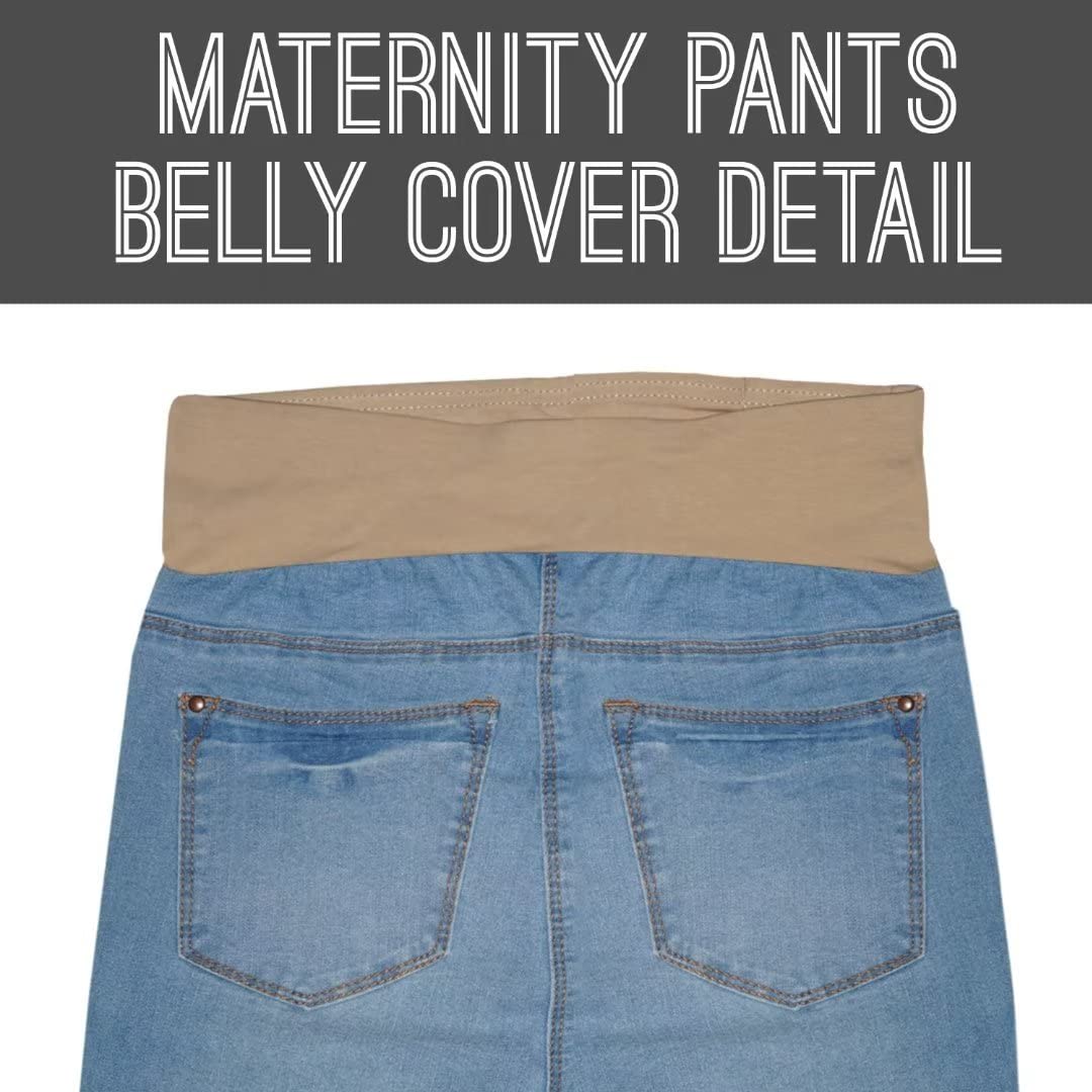 Hybrid & Company Women's Maternity Skinny Jeans - Ultra Stretch, Super Comfortable for Pregnancy | Perfect for Work, Casual Wear & Everyday Comfort
