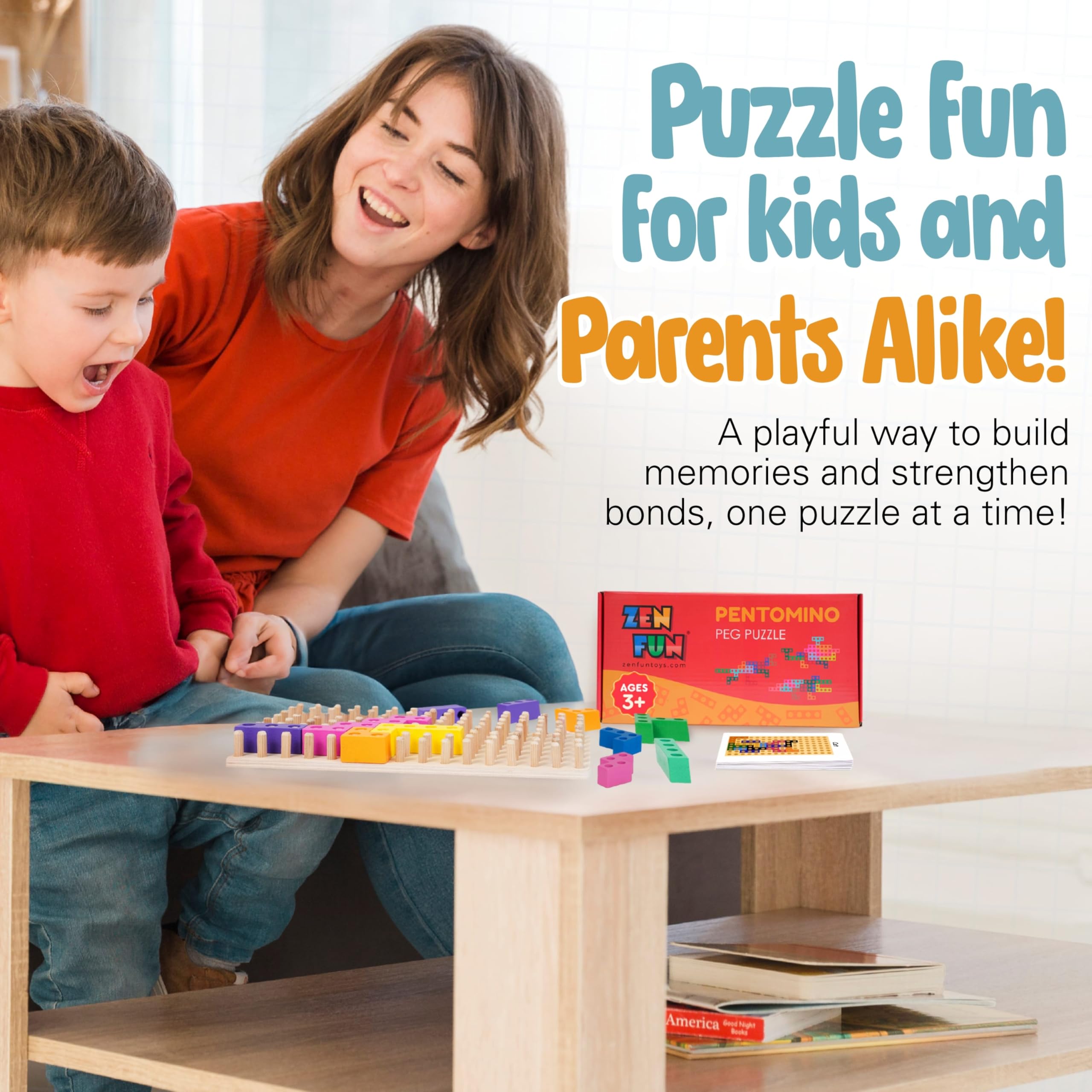 Montessori Wooden Animal Block Puzzle for Kids Ages 4+ | Spatial Intelligence Learning Toy | 60 Design Cards & Peg Puzzle for Creative Play | Perfect for Homeschooling, Classroom & Early Childhood Development