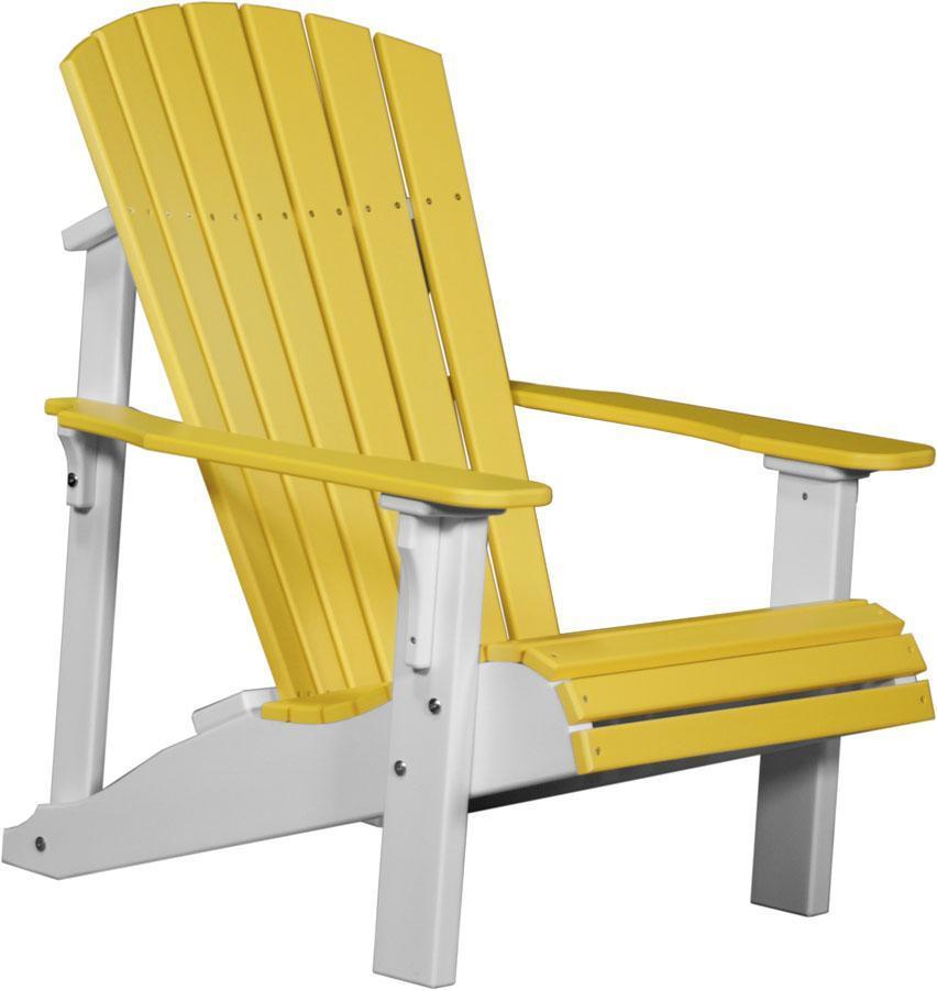 Yellow on White