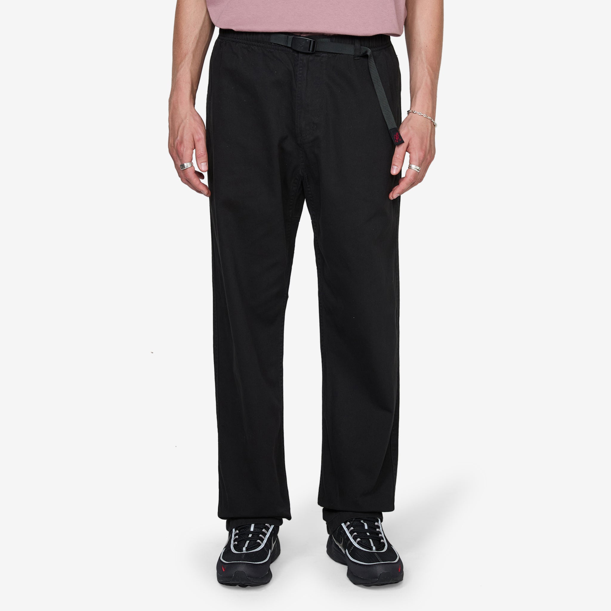 Gramicci Men's Climbing Pants - Lightweight Stretch Hiking Pants for Outdoor Adventures (Black) - Perfect for Rock Climbing, Camping & Travel