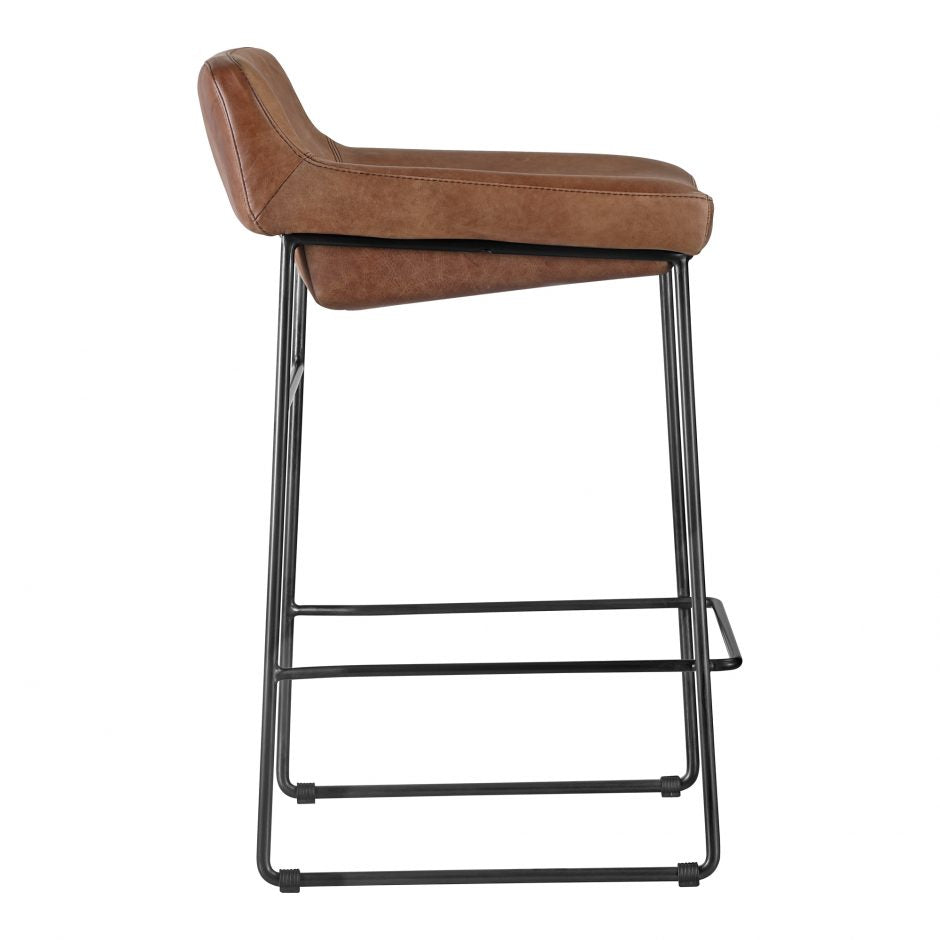 Starlet Stool - Modern Adjustable Bar Stool with Backrest for Kitchen Island, Breakfast Nook & Home Bar - Comfortable Counter Height Stool for Dining & Entertaining