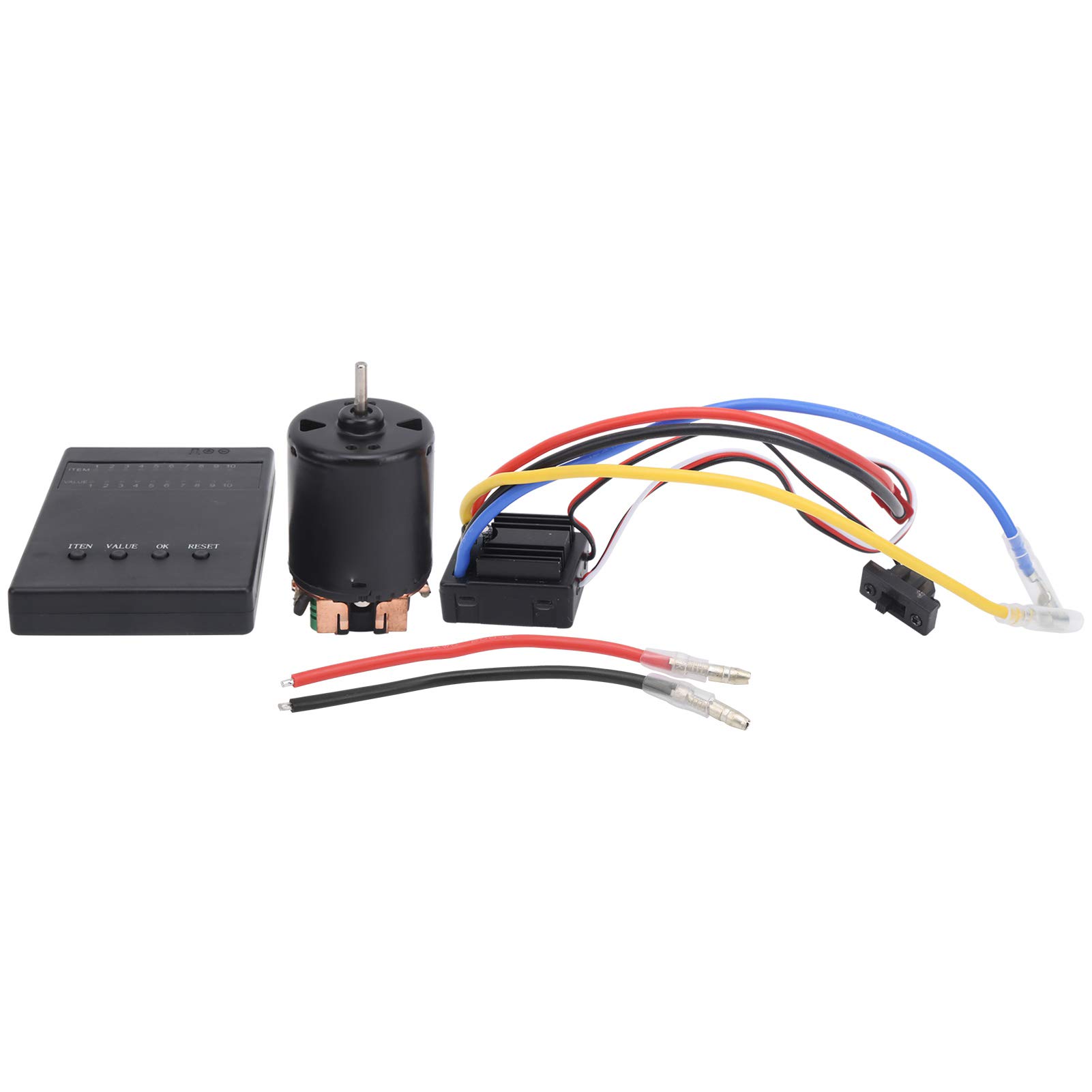 RiToEasysports 80A Brushed ESC & 35T Motor Set for 1/8 1/10 RC Cars - Racing & Crawling Upgrade