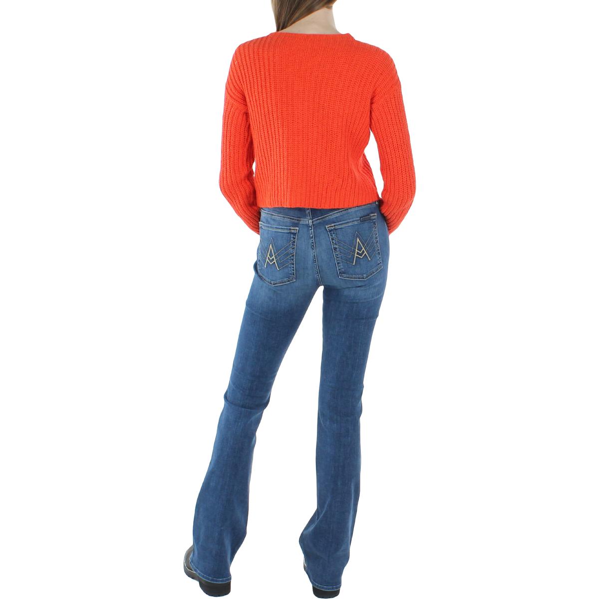 Women's Mid Rise Flare Jeans - Stretch Denim Pockets Comfort Fit for Casual & Work Wear