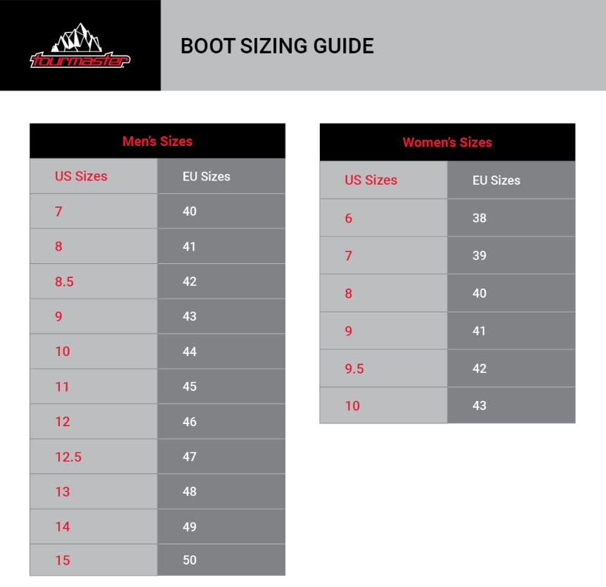 Tourmaster Men's Trailblazer Motorcycle Boots - Durable Waterproof Riding Boots for Cruiser & Adventure Bikes - Perfect for Long Distance Touring & Off-Road Motorcycle Adventures