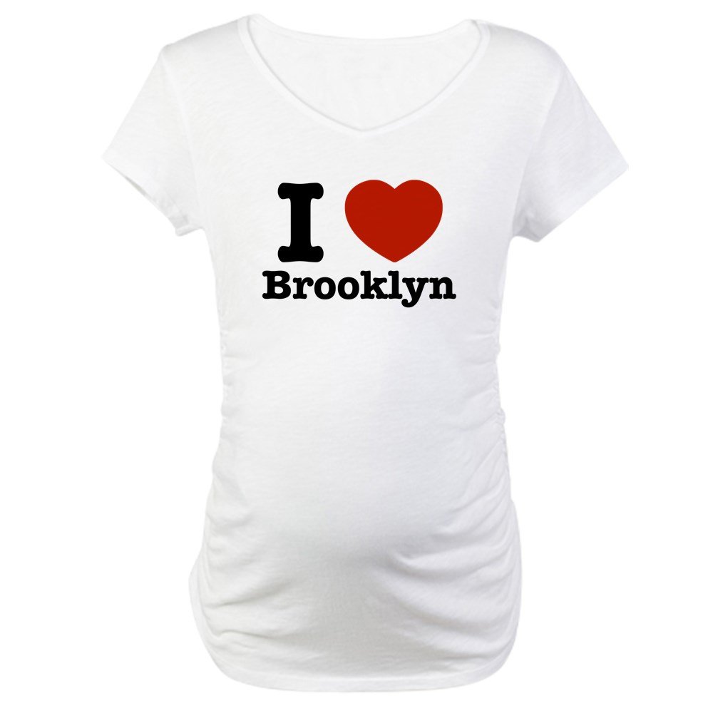 I Love Brooklyn Maternity T-Shirt - Comfortable Pregnancy Tee for Expecting Moms | Perfect for Baby Showers, Gender Reveals & Maternity Photos