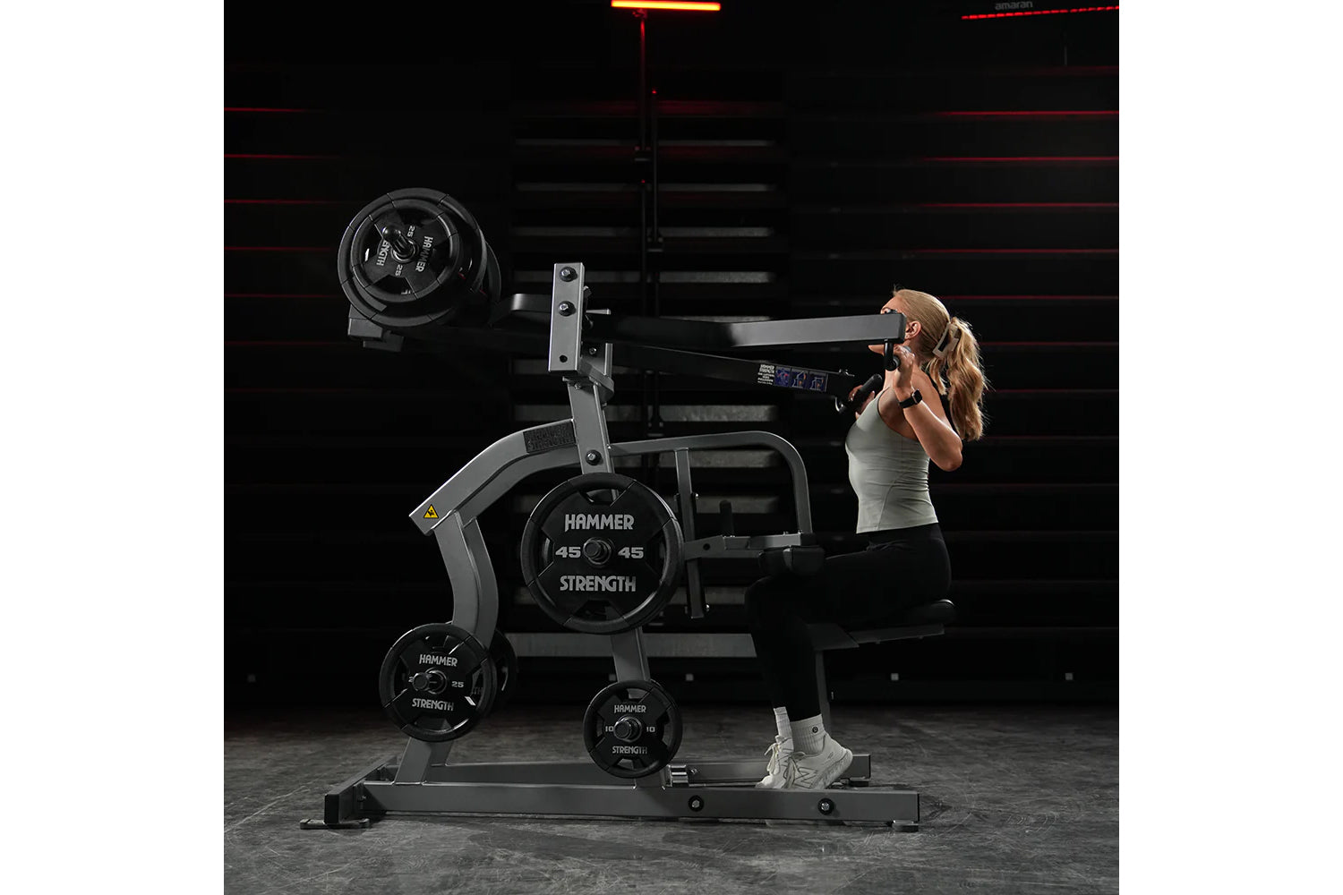 Hammer Strength Plate Loaded Iso-Lateral Wide Pulldown Machine - Professional Gym Equipment for Back Workouts & Strength Training