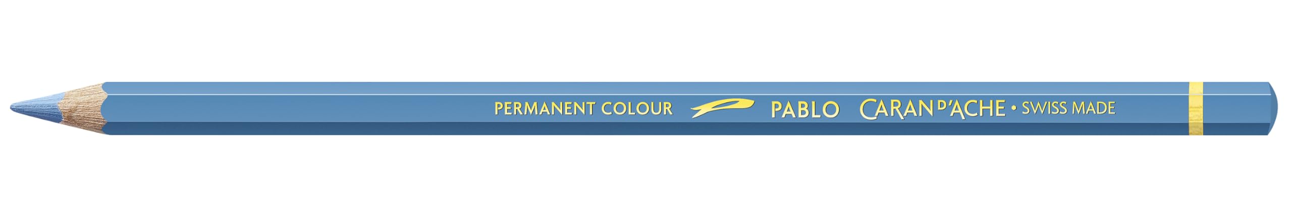 Premium Caran d'Ache Pablo Artist Colored Pencil - Sky Blue (666.141) | Professional Drawing, Sketching & Coloring for Artists, Students & Crafters