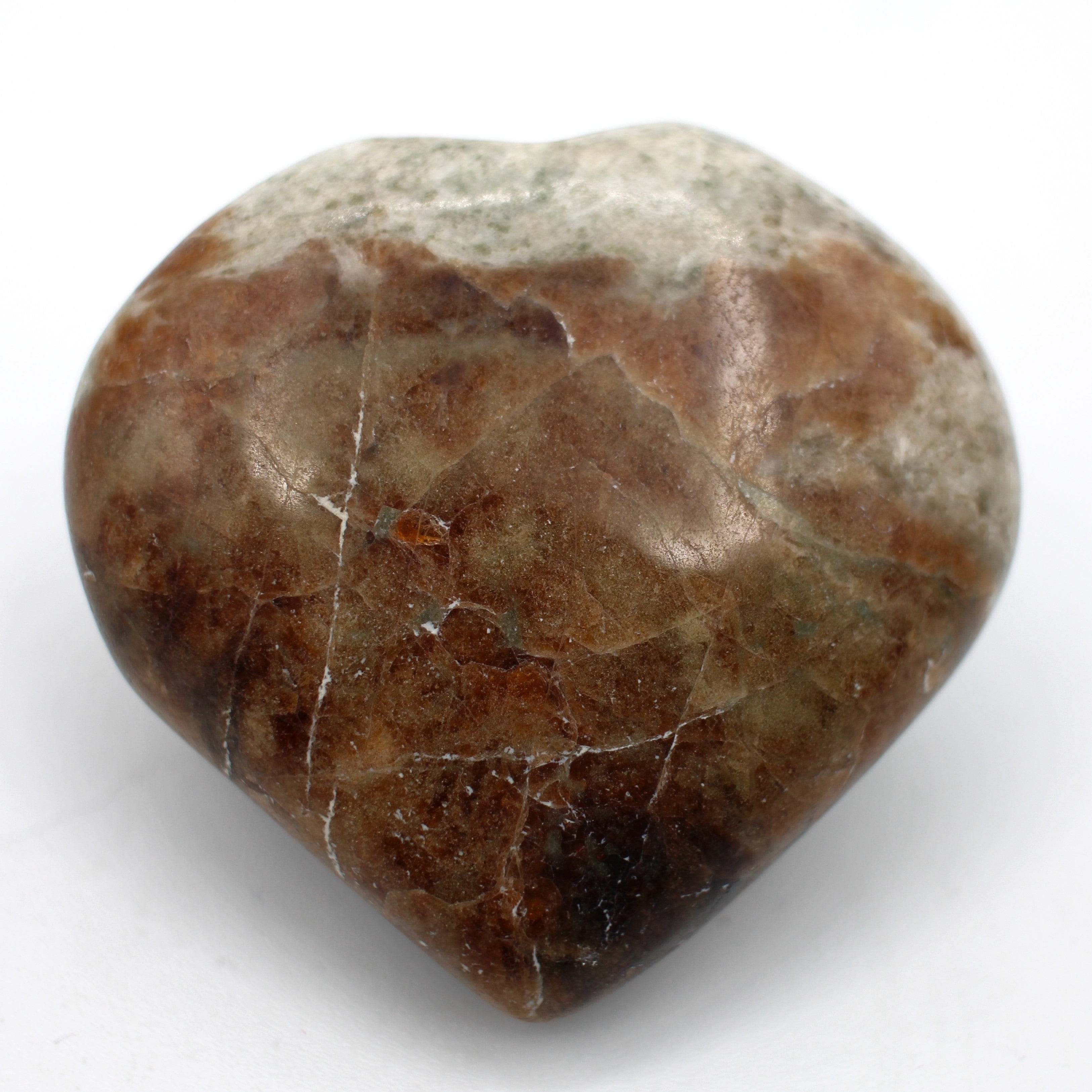 Natural Canadian Orange Garnet Heart Carving - Handmade Gemstone Jewelry for Love & Romance - Perfect for Valentine's Day Gifts, Anniversary Presents & Spiritual Healing