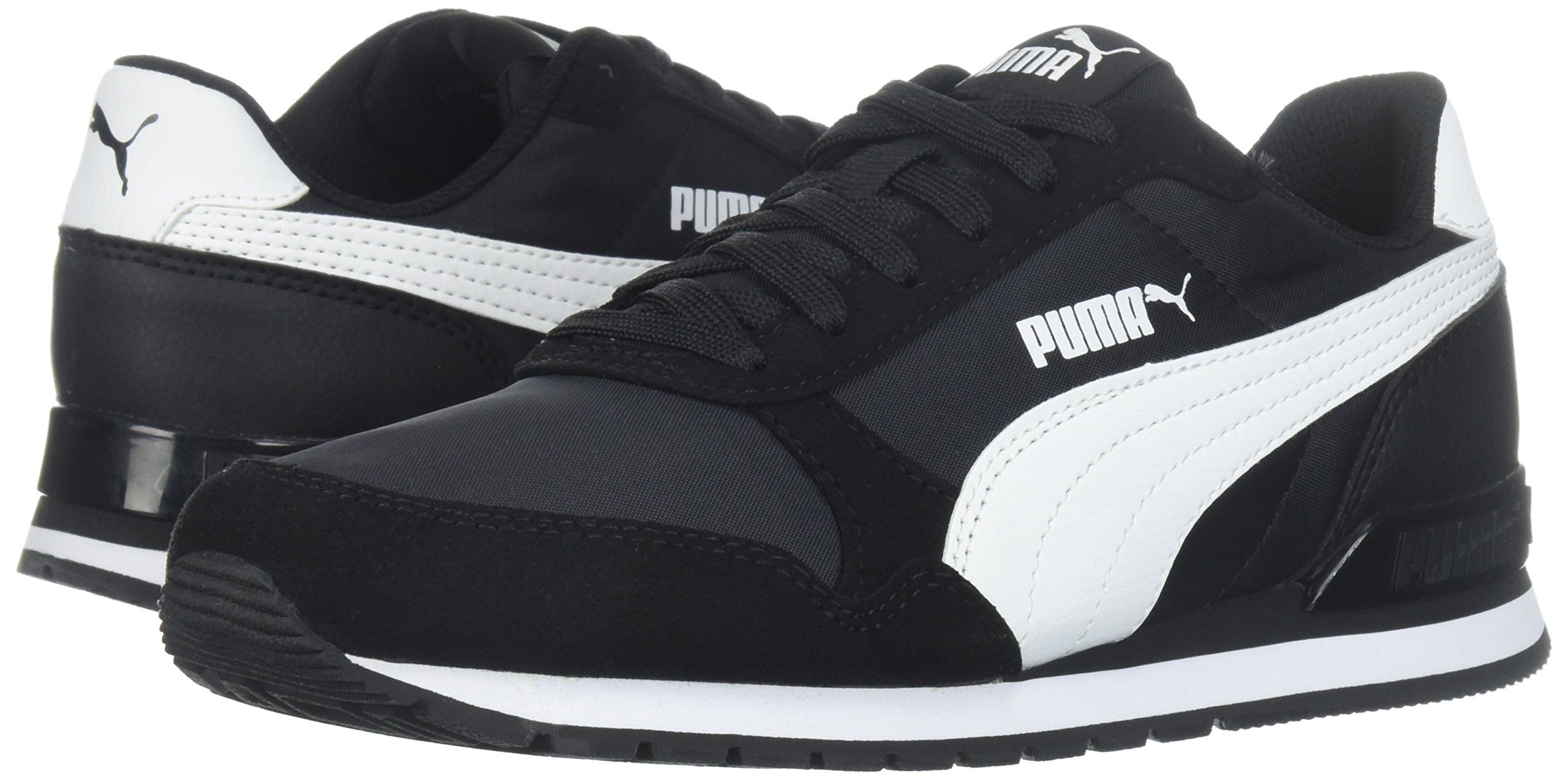 PUMA Unisex Kids' St Runner Hook and Loop Sneakers - Lightweight Athletic Shoes for Boys & Girls - Perfect for School, Running, and Everyday Play