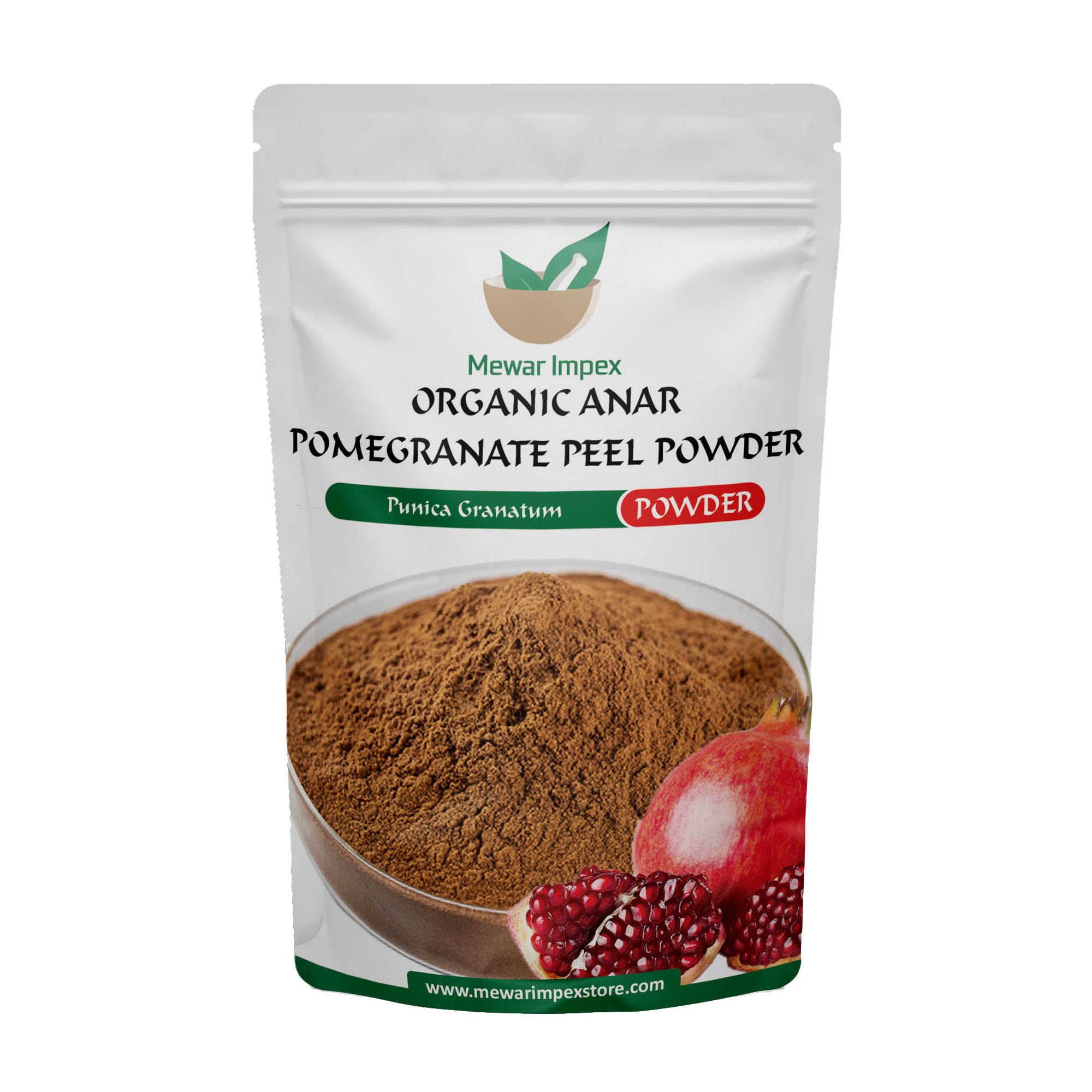 Premium Pomegranate Peel Powder (200g) - Punica Granatum for Glowing Skin, Acne & Hair Care | Natural Face Pack, Hair Fall Treatment & Spot Remedy | Vegan, Chemical-Free Skincare Solution