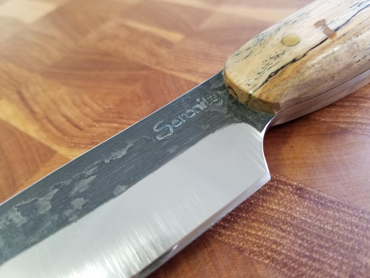 Serenity Knives 5.25 Inch Japanese Honesuki Boning Knife - Ultra Sharp Stainless Steel Blade for Poultry & Meat Cutting - Perfect for Chefs, Butchers & Home Cooking