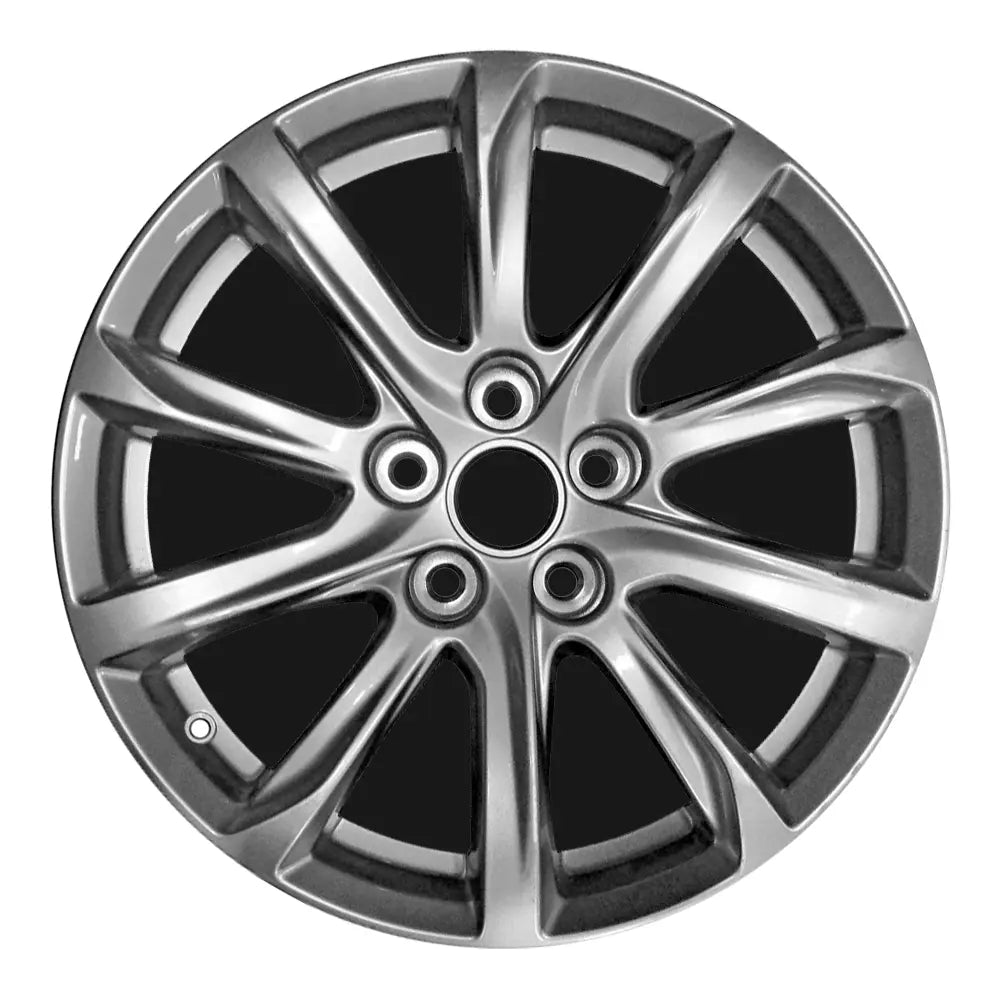 18 Inch Cadillac XT4 OEM Replacement Wheel ALY04822 Silver - Fits 2019-2022 Models (Part# 23370184) | Perfect for Car Upgrades & Customization