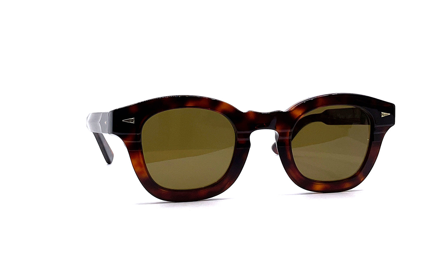 Ahlem Le Marais (Light Turtle) Sunglasses - Polarized UV Protection for Men & Women - Fashionable & Durable for Outdoor Activities, Driving, and Beach Vacations