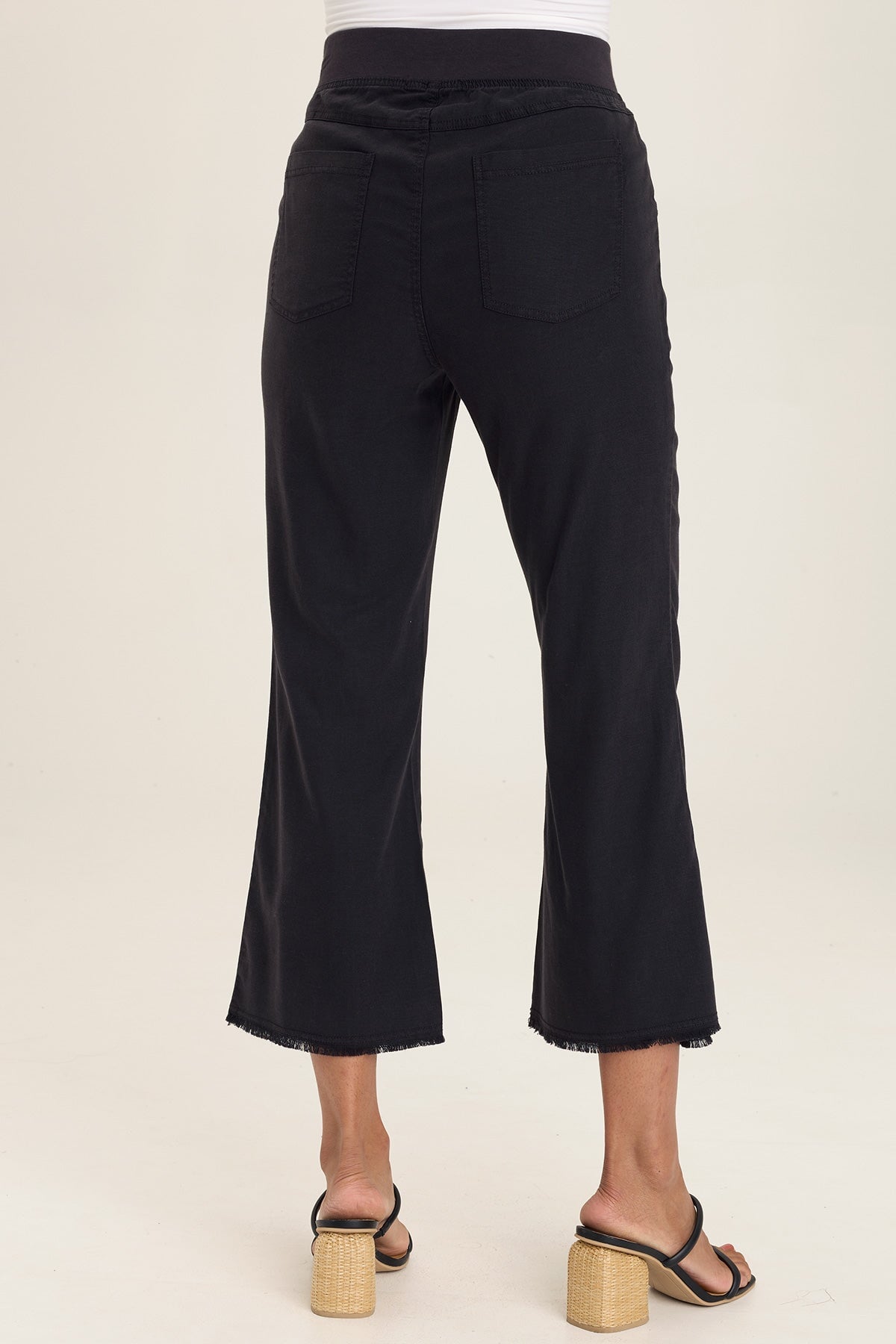 Lorilei Women's High-Waisted Stretch Skinny Pants - Black Slim Fit Trousers for Work, Office & Casual Wear