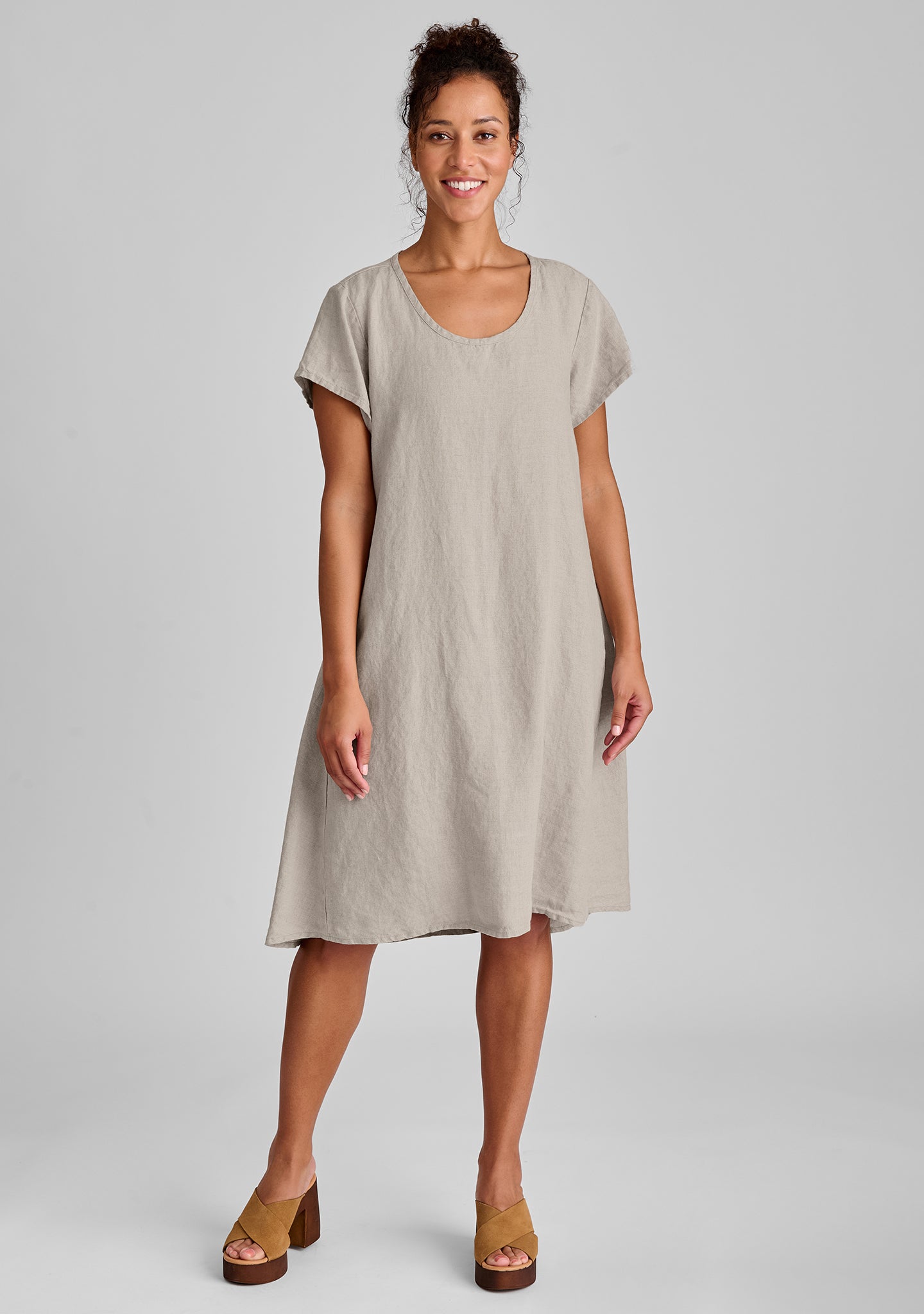 Women's Linen Park Dress - Breathable Summer Maxi Dress for Beach, Vacation & Casual Wear | Final Sale