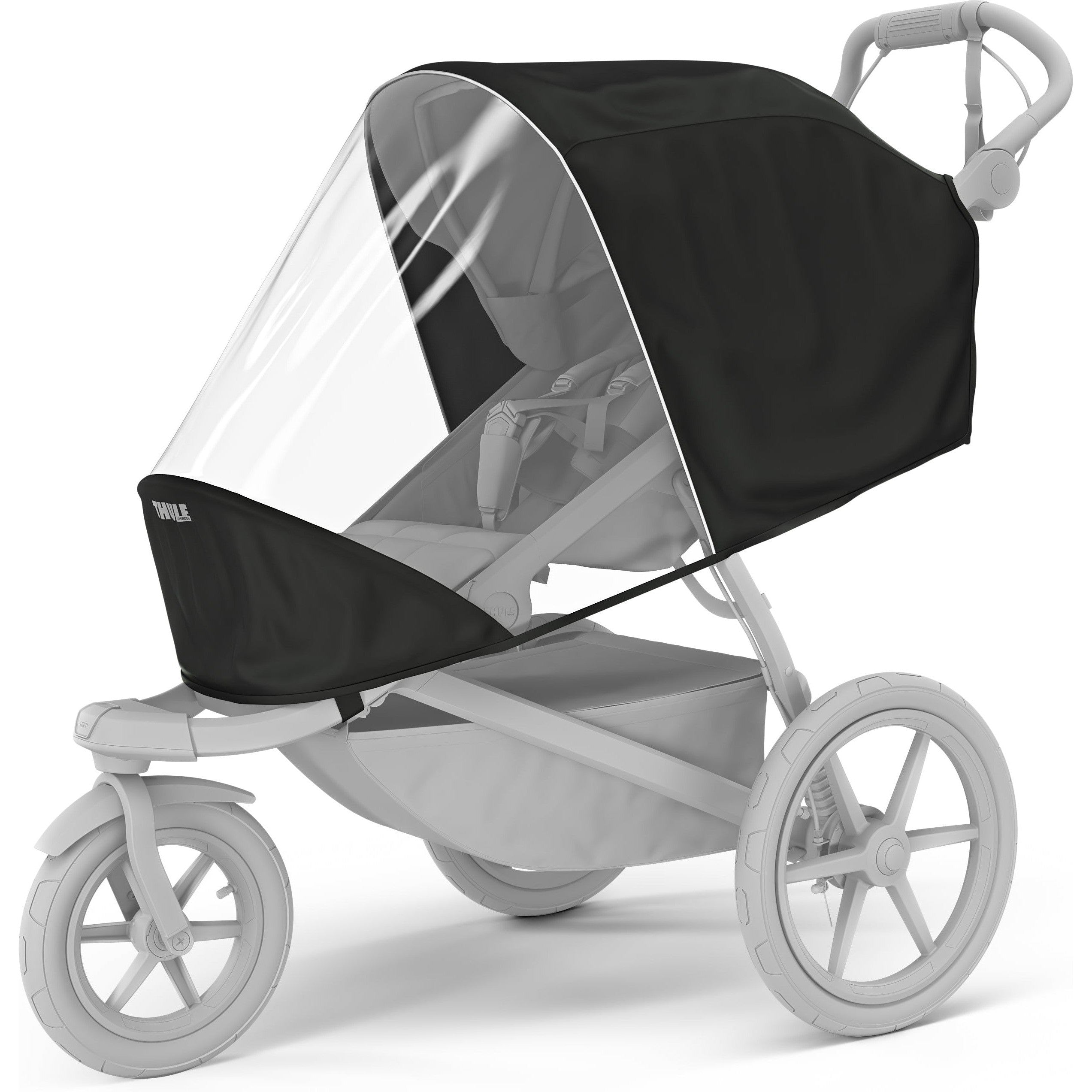 Thule Urban Glide 3 Single Stroller Rain Cover - Waterproof Protection for Baby Jogger - Perfect for Outdoor Walks, Running & Inclement Weather