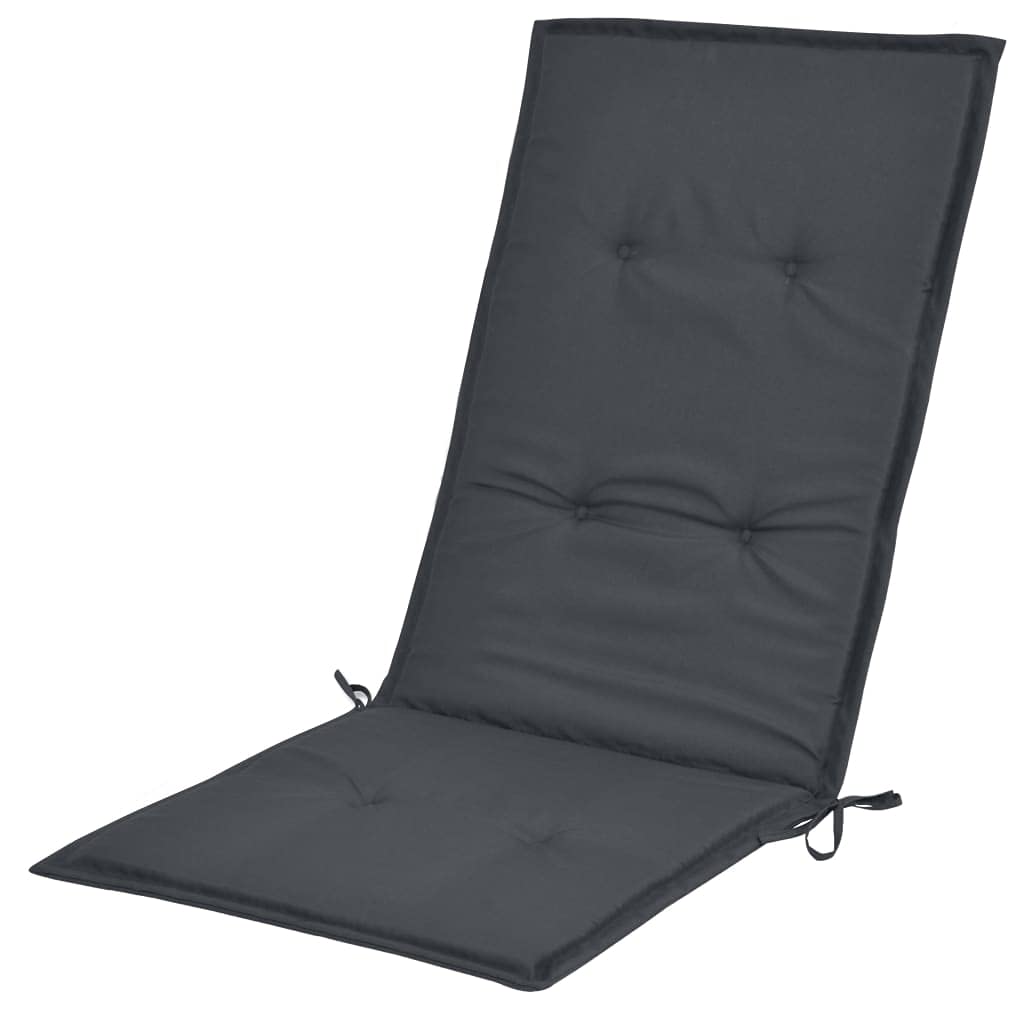 Premium 4-Piece Gray Garden Chair Cushions Set (47.2