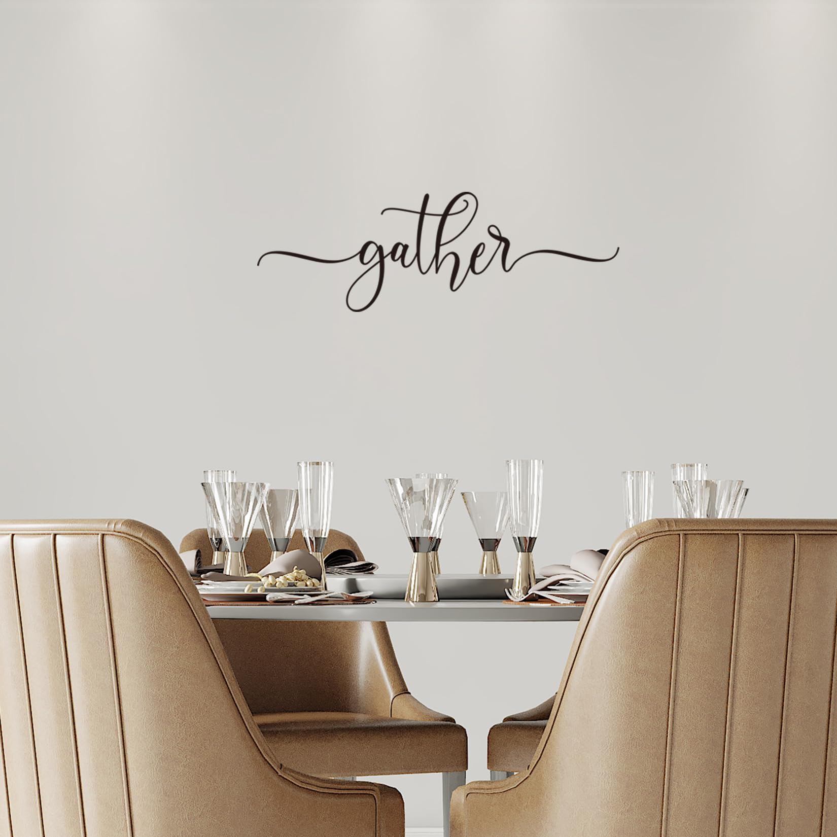 Peel & Stick Vinyl Wall Decal for Kitchen & Dining Room - Removable Home Decor Wall Stickers - Perfect for Farmhouse, Modern & Apartment Decor