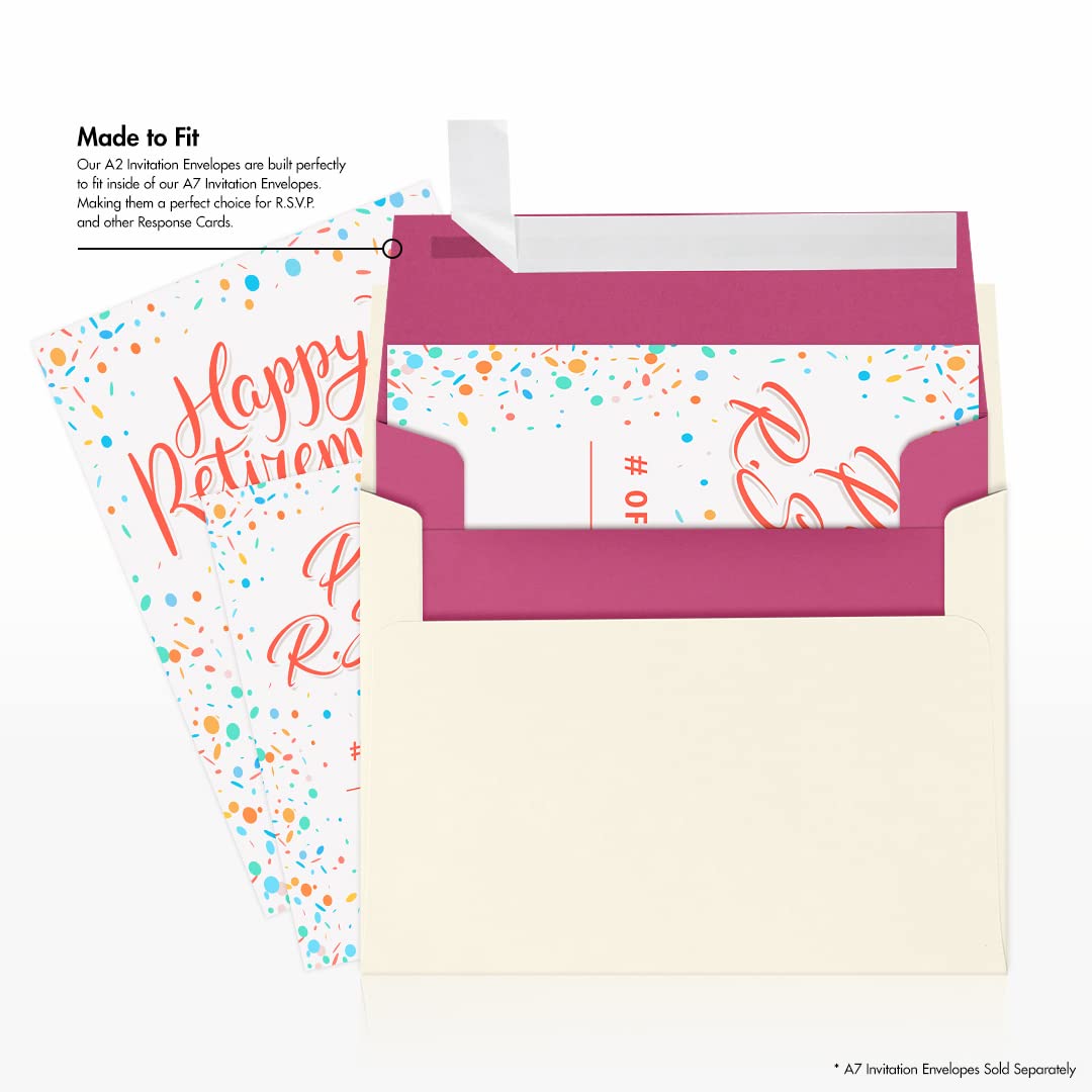 Premium A2 Invitation Envelopes 4 3/8