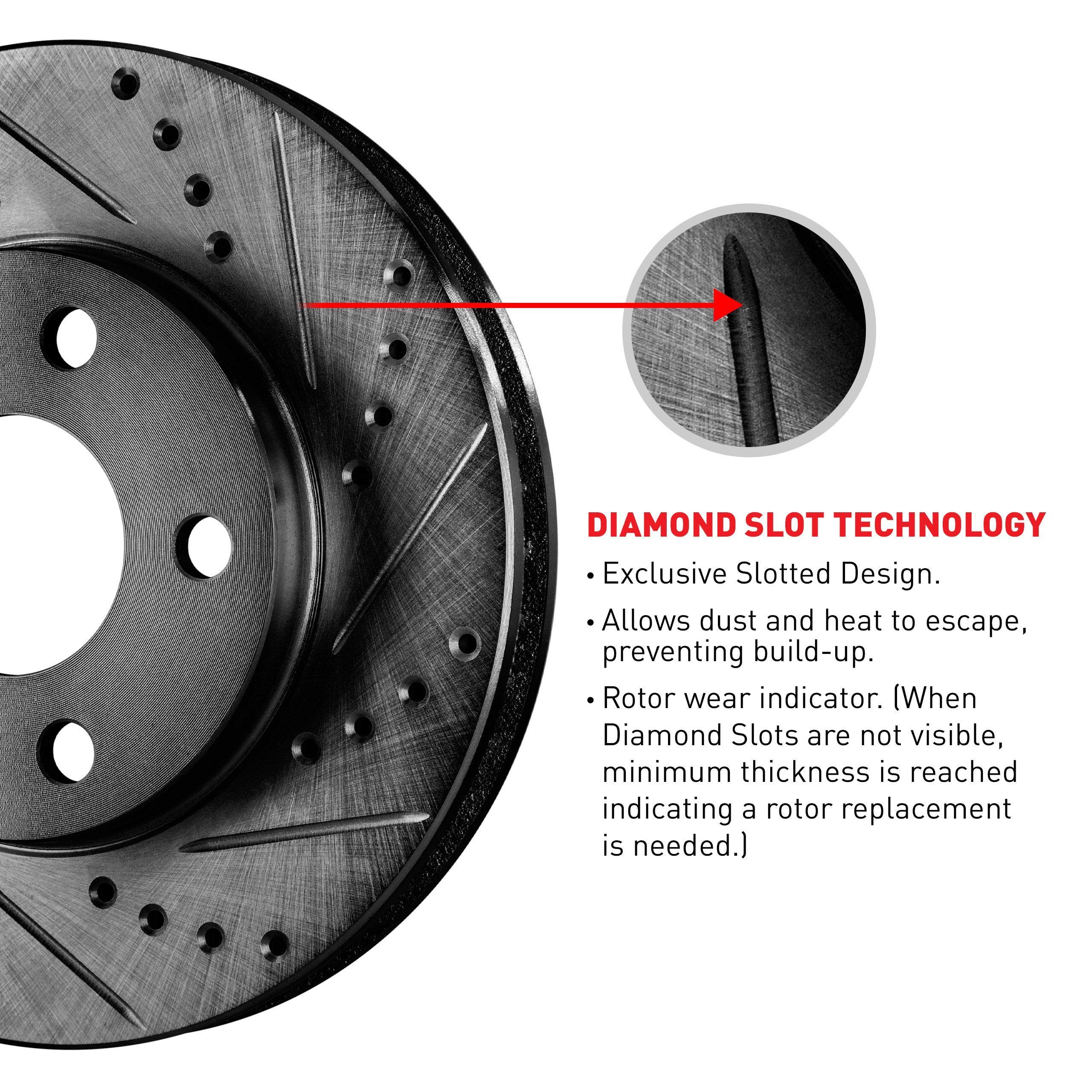 R1 Concepts Premium Front Brake Pads and Rotors Kit - Semi-Metallic Brake System for Cars, Trucks & SUVs | FBC.61033.03 | Smooth Stopping Power for Daily Commute & Highway Driving