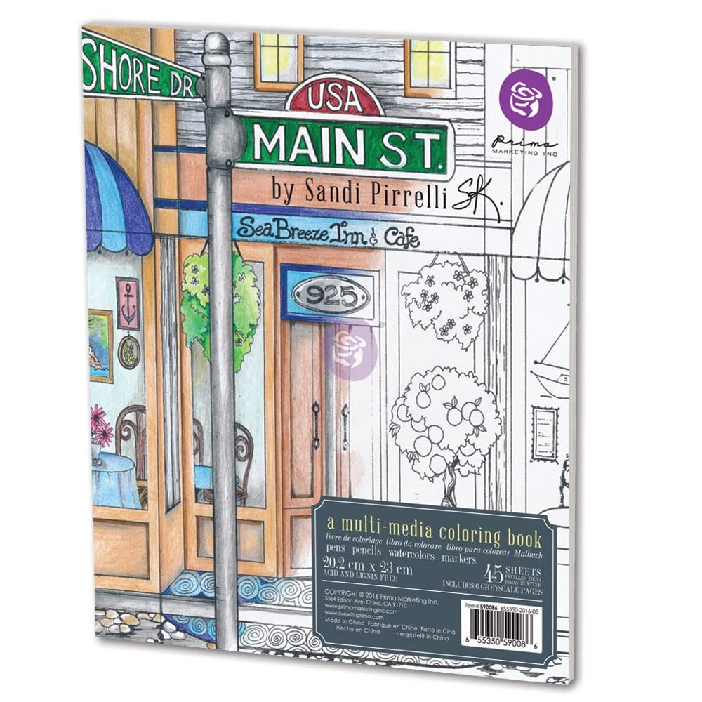 Art Philosophy Sp Coloring Book - Main Street 655350590086 | Stress Relief & Creativity for Adults | Perfect for Relaxation, Meditation & Artistic Expression