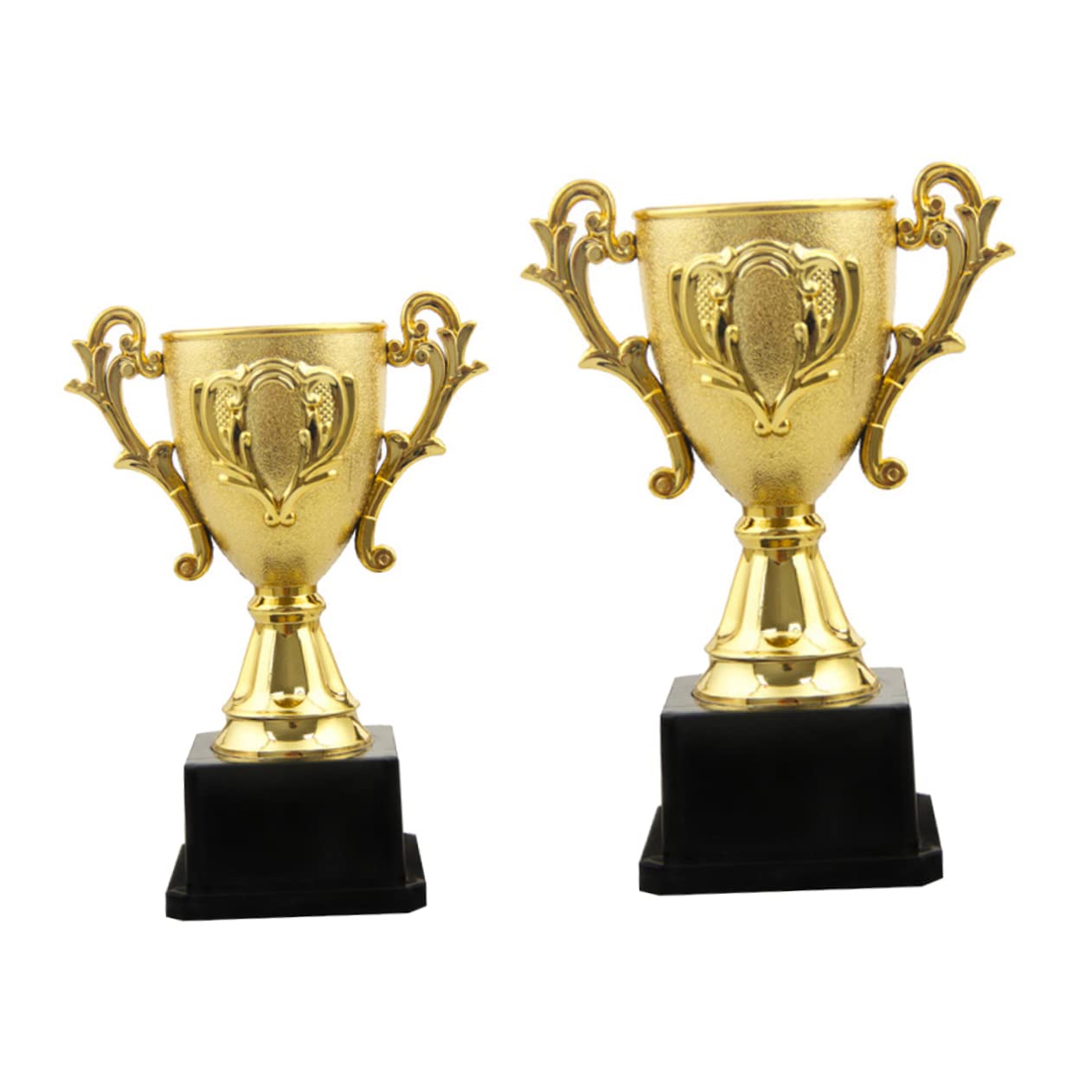 WESIEVYA 2-Pack Mini Trophy Toys for Kids - Plastic Award Decorations for Children's Room, Party Favors & Home Accessories | Perfect for Birthday Gifts, School Rewards & Playroom Decor