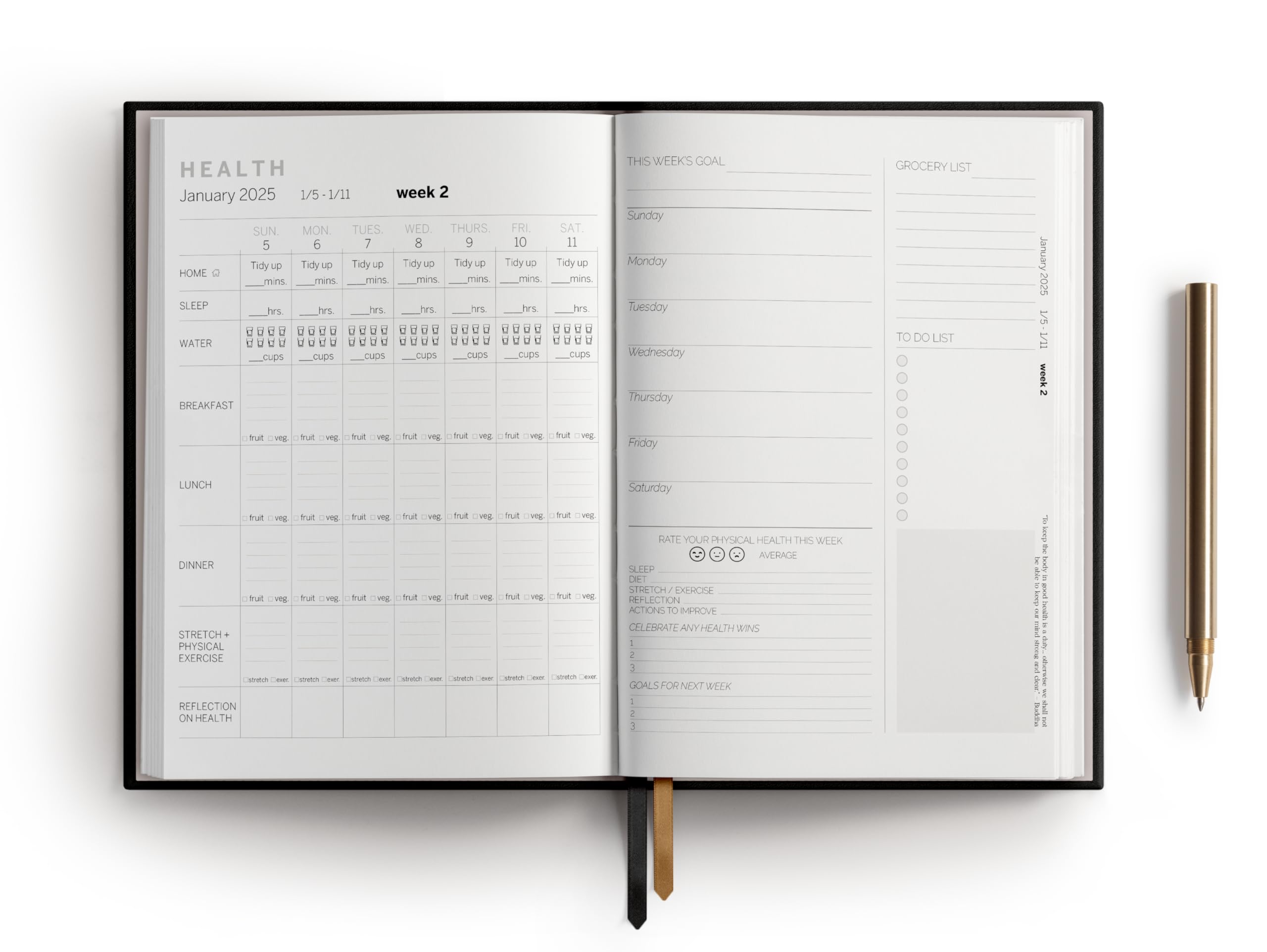 2025 Self Care Journal & Wellness Planner - Stress Relief, Happiness, Mental Health, Fitness & Food Tracker - Gratitude & Positivity Journal for Women & Men - Perfect for Daily Reflection, Goal Setting & Self Love