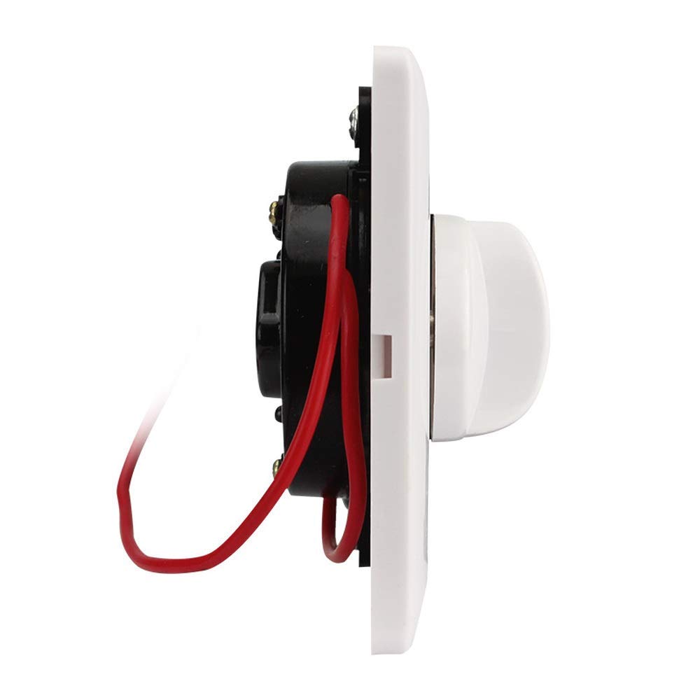 15-Minute Spring Loaded Countdown Timer - Automatic Mechanical Switch for Lights, Exhaust Fans, Heaters & LED - Perfect for Home, Office, Kitchen and Workshop Use