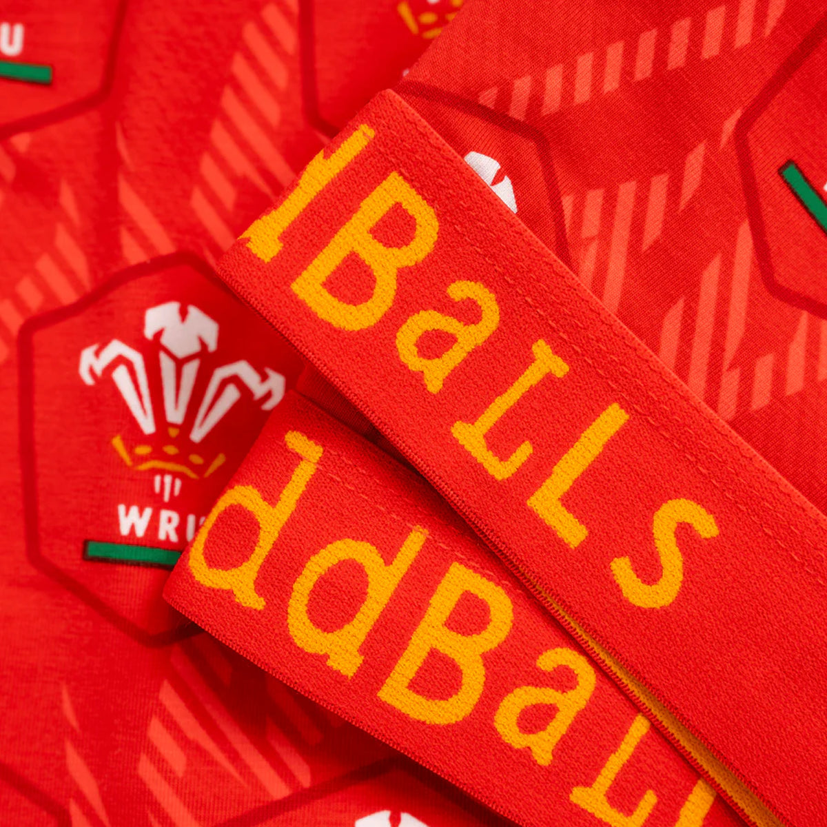 OddBalls Wales Rugby Flame Boxer Shorts - Comfortable Men's Underwear for Sports & Casual Wear - Perfect for Rugby Fans & Everyday Use
