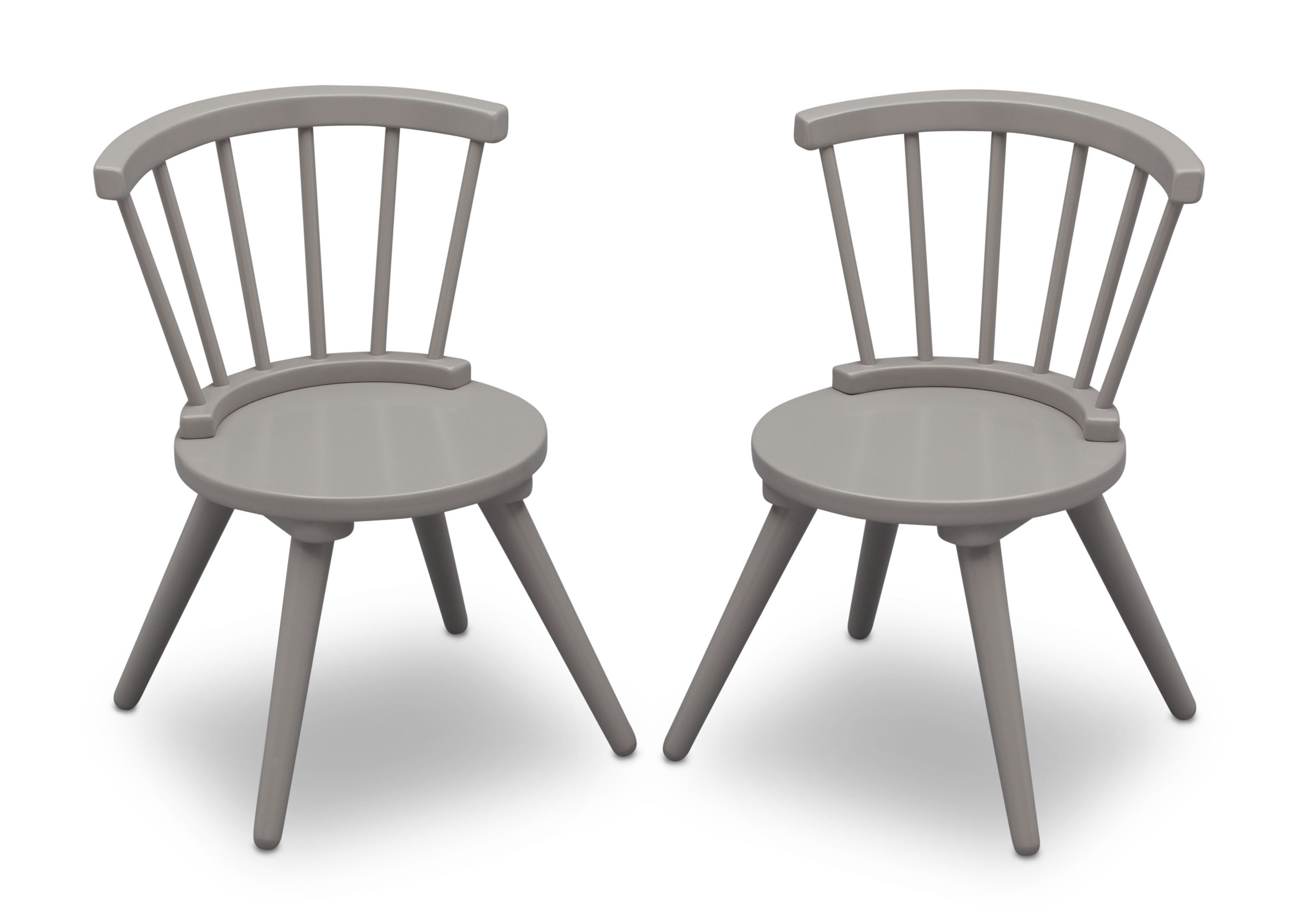 Windsor Dining Table and 2 Chairs Set - Solid Wood Kitchen Furniture for Small Space, Breakfast Nook, or Apartment Dining Area