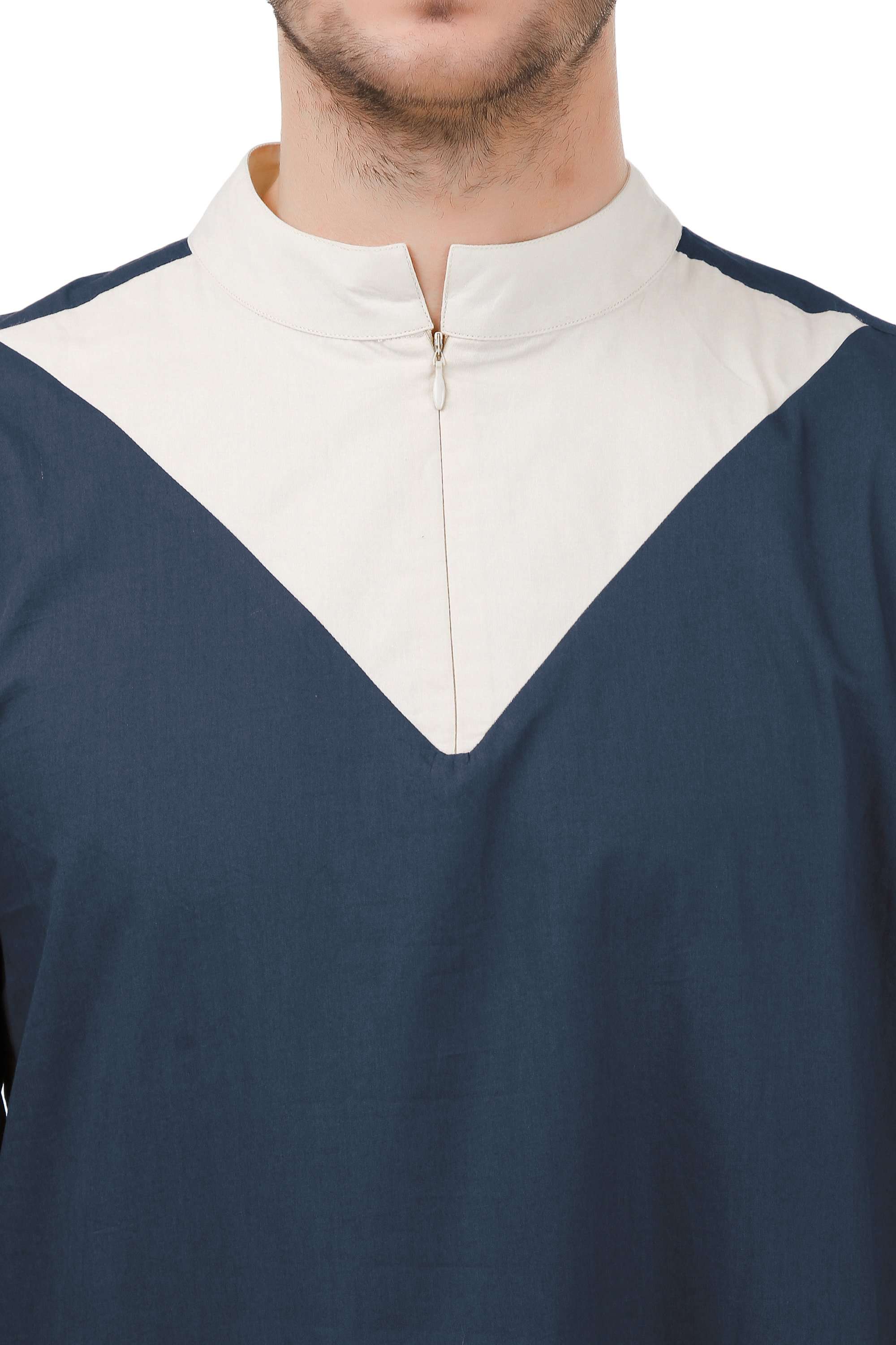 Premium Bilal Charcoal Cotton Galabiya for Men - Comfortable Traditional Islamic Thobe for Prayer, Eid & Special Occasions