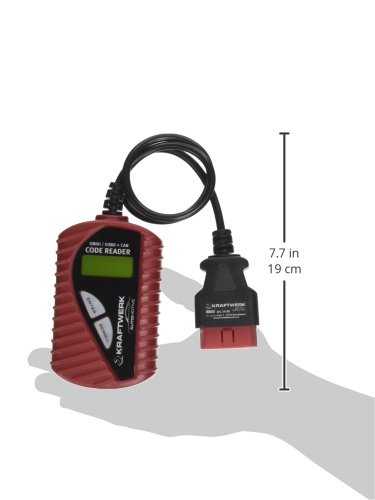 Kraftwerk 31126 OBD-II Car Diagnostic Scanner - Professional Automotive Code Reader for All Vehicles - Perfect for DIY Mechanics & Car Troubleshooting