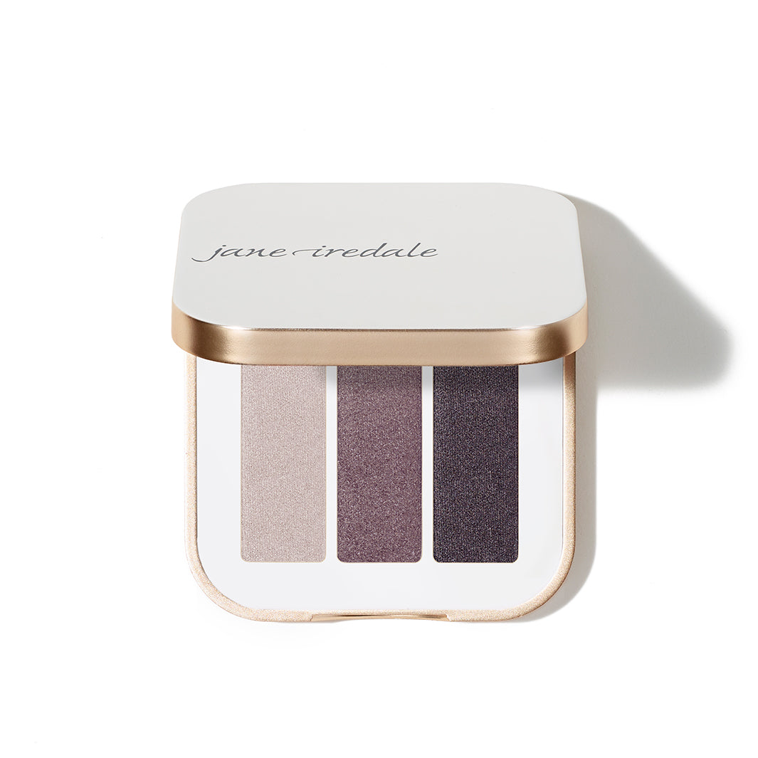 Jane Iredale PurePressed Triple Eyeshadow - Vegan, Mineral-Based Pressed Powder for Natural Eye Makeup | Perfect for Daytime, Evening & Special Occasions