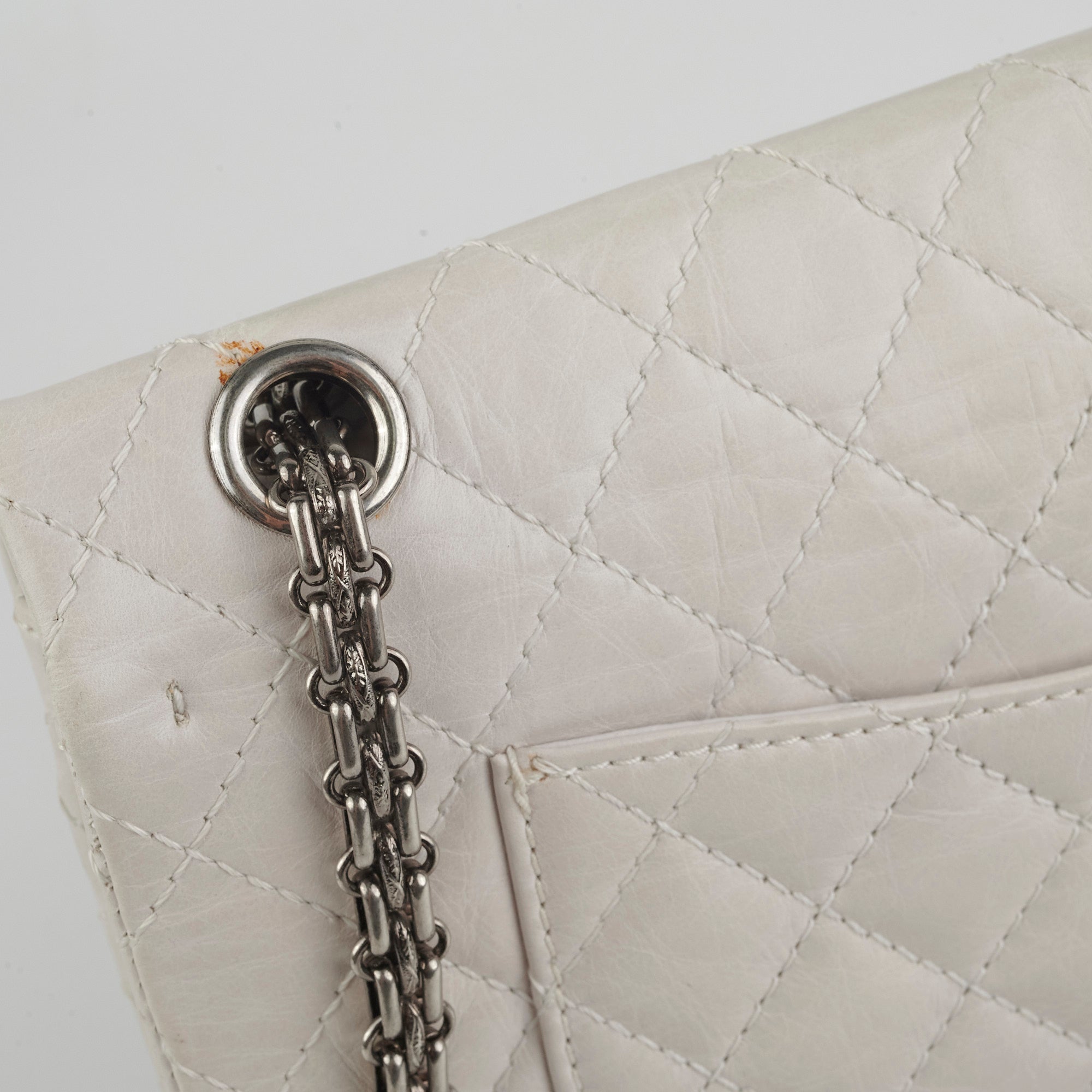 Chanel Reissue 225 Grey Calfskin Leather Handbag - Luxury Designer Shoulder Bag for Women | Perfect for Work, Evening Events & Special Occasions