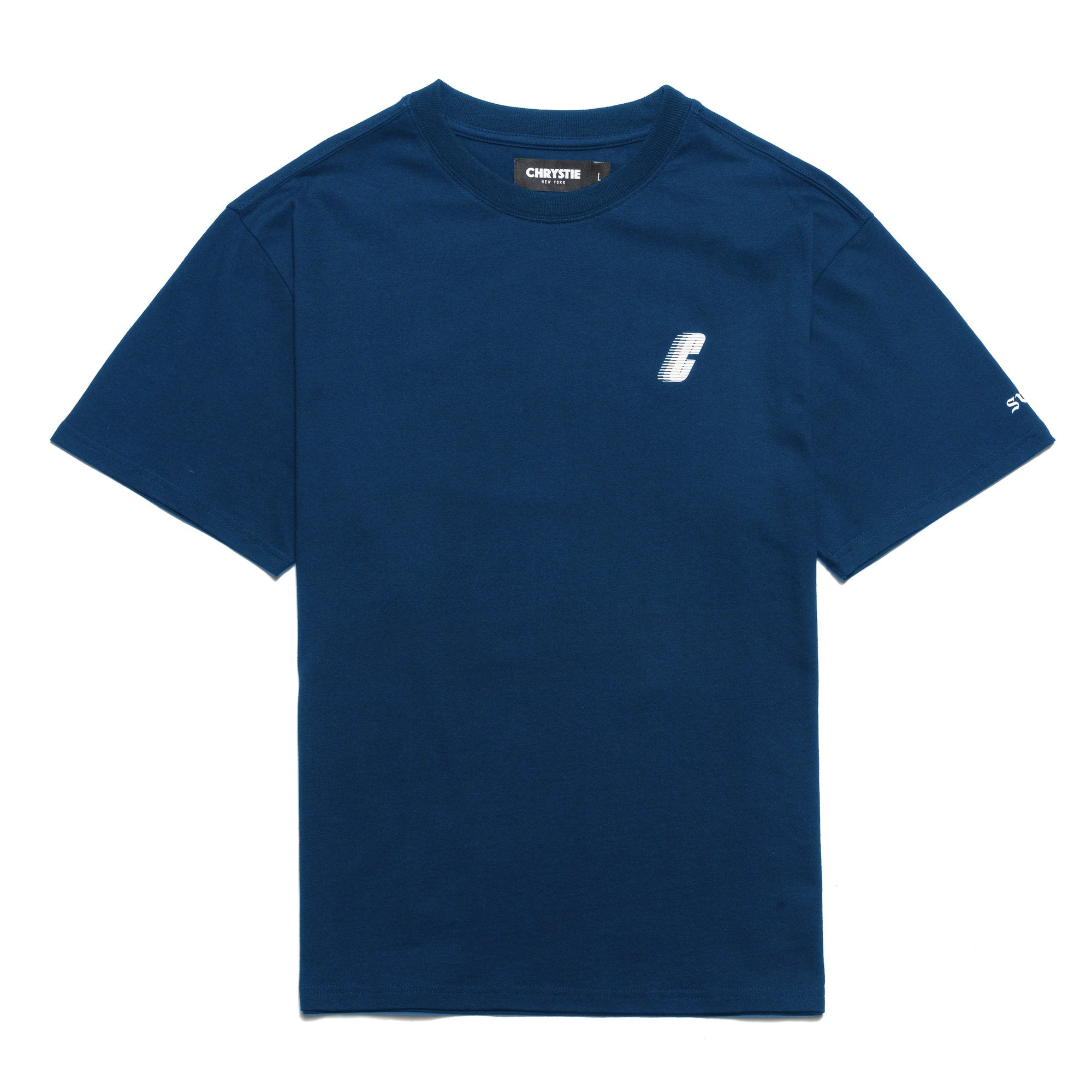 Chrystie NYC x Soho Warriors SWFC FNL Warrior T-Shirt - Navy Blue Graphic Tee for Streetwear & Urban Fashion